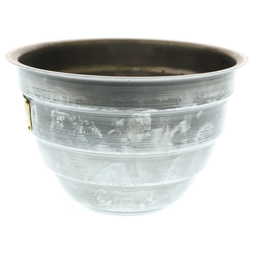 m&m(エムアンドエム) ×MASSES POT TYPE 4 - TERMIT STEEL / MEDIUM マシス ターミット 鉄鉢 ポット シルバー