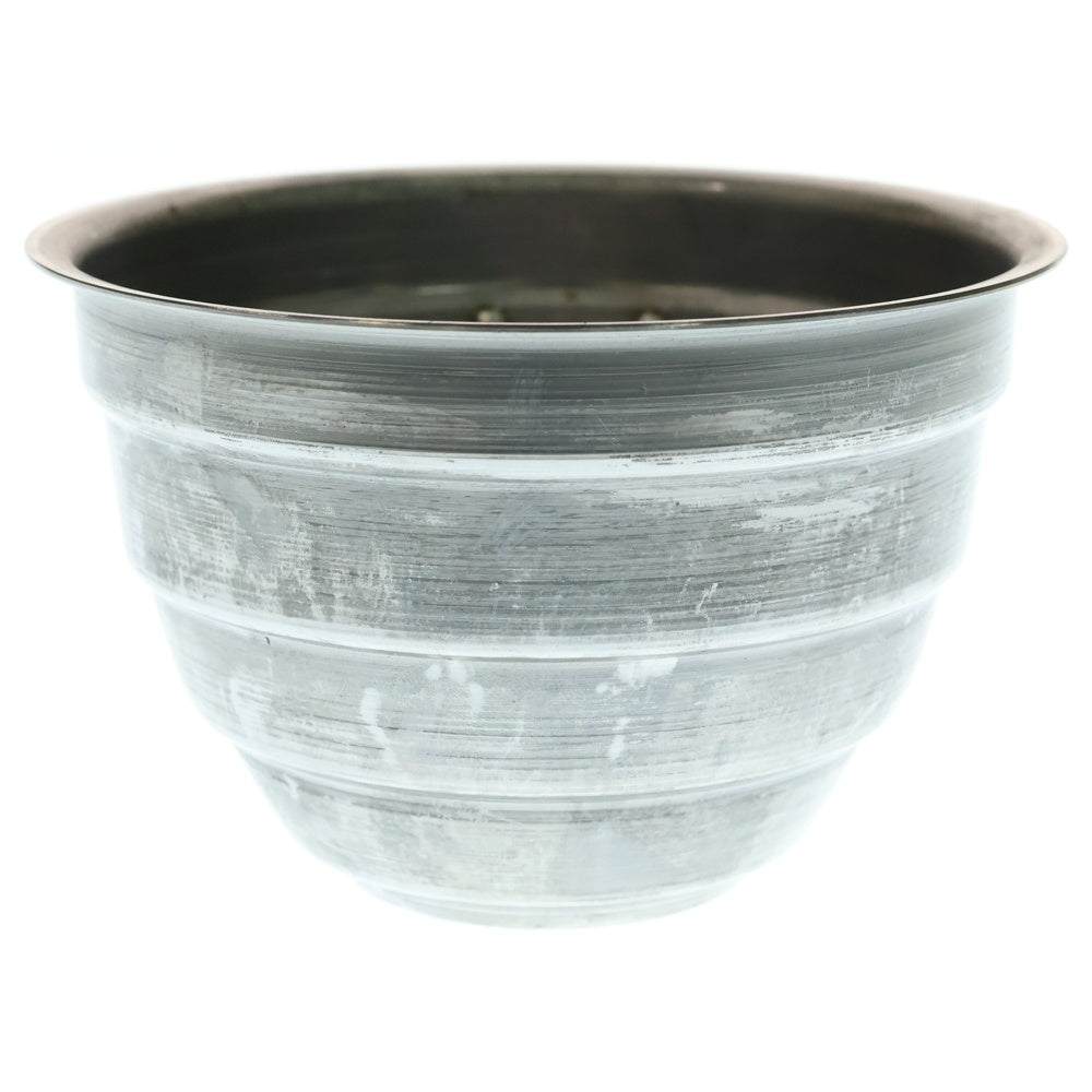 m&m(エムアンドエム) ×MASSES POT TYPE 4 - TERMIT STEEL / MEDIUM マシス ターミット 鉄鉢 ポット シルバー