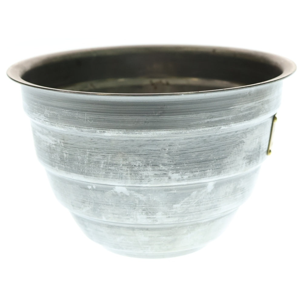 m&m(エムアンドエム) ×MASSES POT TYPE 4 - TERMIT STEEL / MEDIUM マシス ターミット 鉄鉢 ポット シルバー