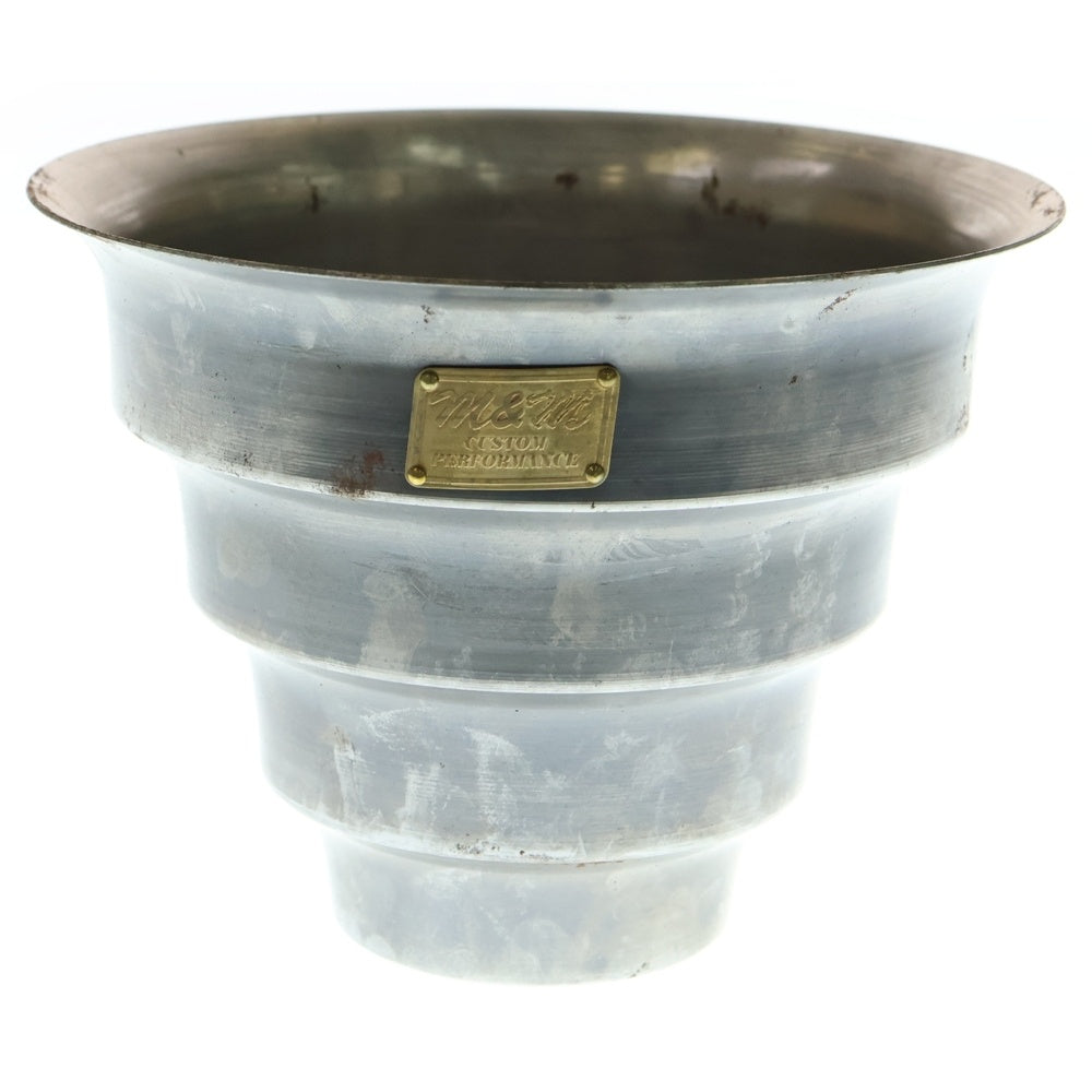 m&m(エムアンドエム) ×MASSES POT TYPE 8 - CLIFF STEEL / MEDIUM マシス クリフ 鉄鉢 ポット シルバー