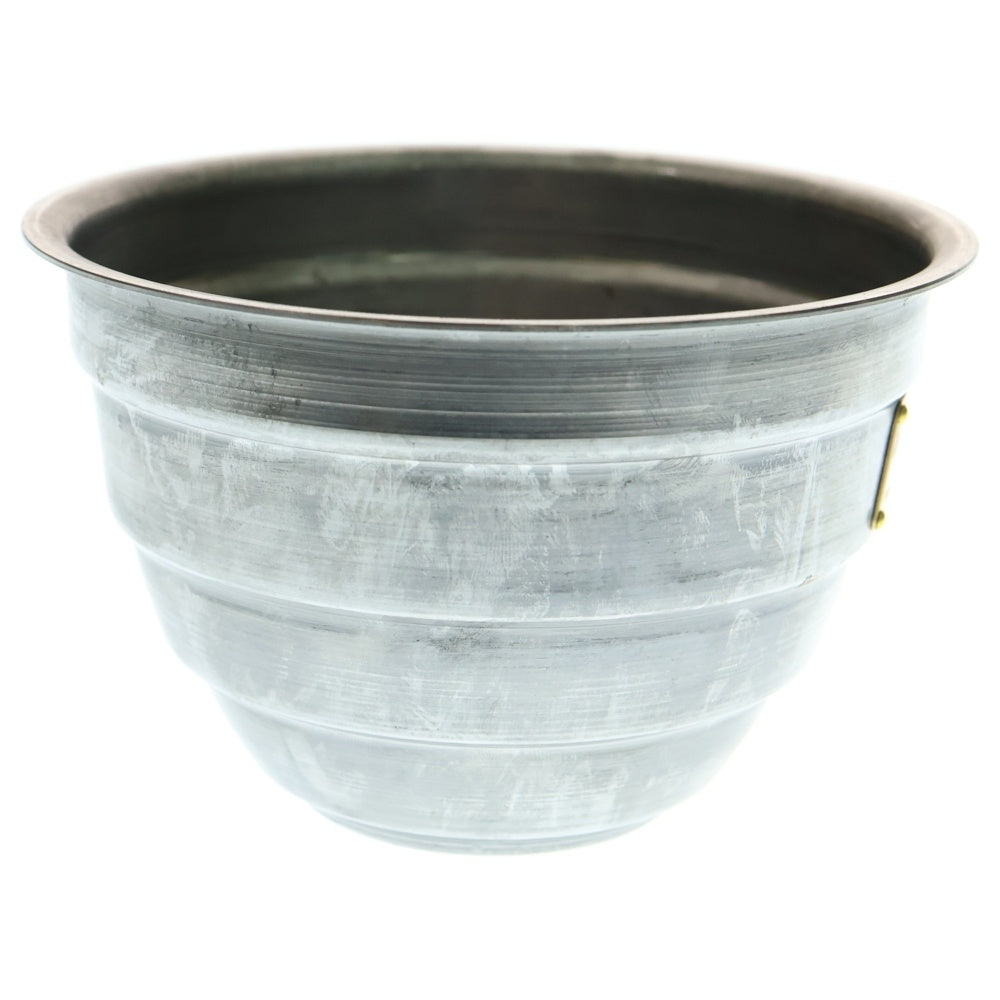 m&m(エムアンドエム) ×MASSES POT TYPE 4 - TERMIT STEEL / MEDIUM マシス ターミット 鉄鉢 ポット シルバー