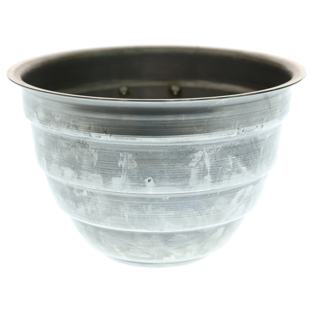 m&m(エムアンドエム) ×MASSES POT TYPE 4 - TERMIT STEEL / MEDIUM マシス ターミット 鉄鉢 ポット シルバー