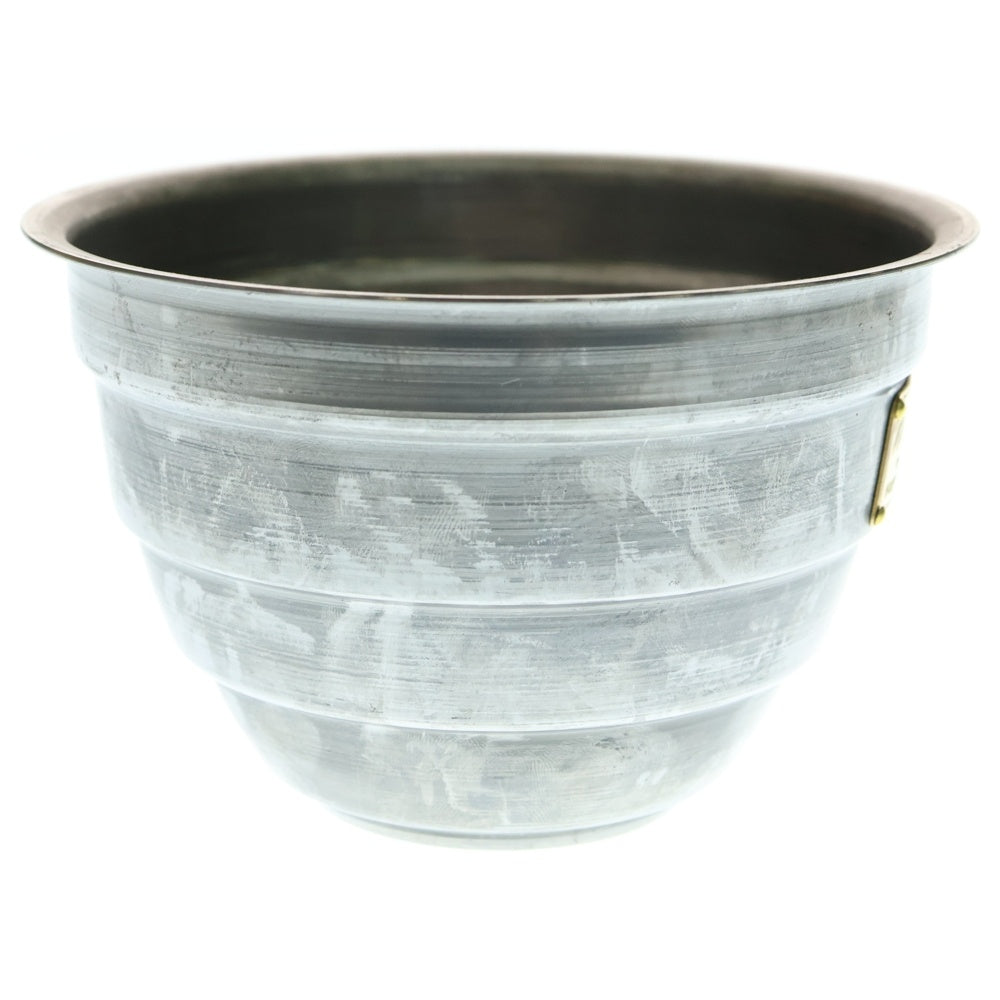 m&m(エムアンドエム) ×MASSES POT TYPE 4 - TERMIT STEEL / MEDIUM マシス ターミット 鉄鉢 ポット シルバー