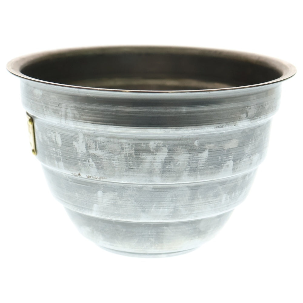 m&m(エムアンドエム) ×MASSES POT TYPE 4 - TERMIT STEEL / MEDIUM マシス ターミット 鉄鉢 ポット シルバー