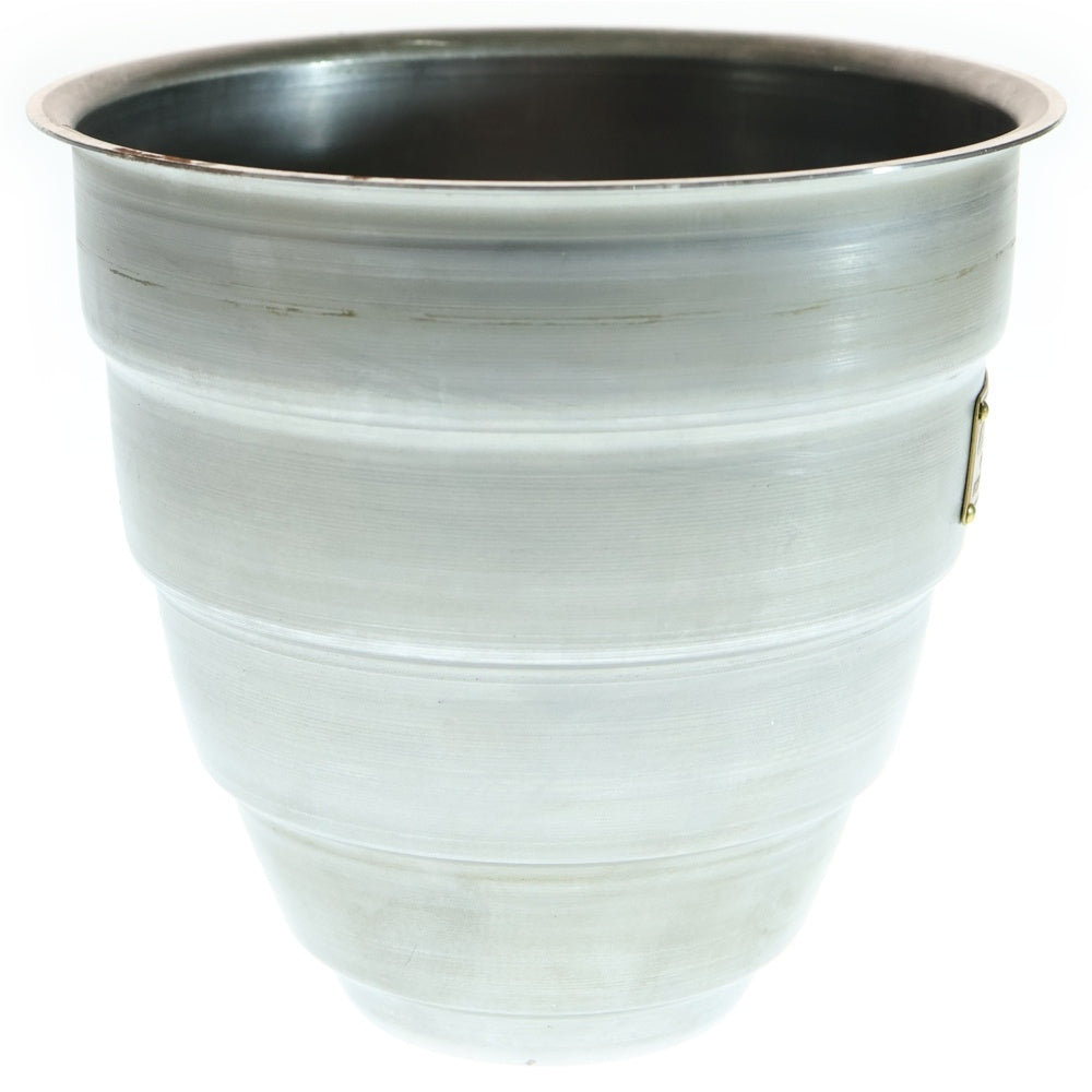 m&m(エムアンドエム) ×MASSES POT TYPE 1 - Chrysails STEEL / MEDIUM マシス クリサリス 鉄鉢 ポット シルバー