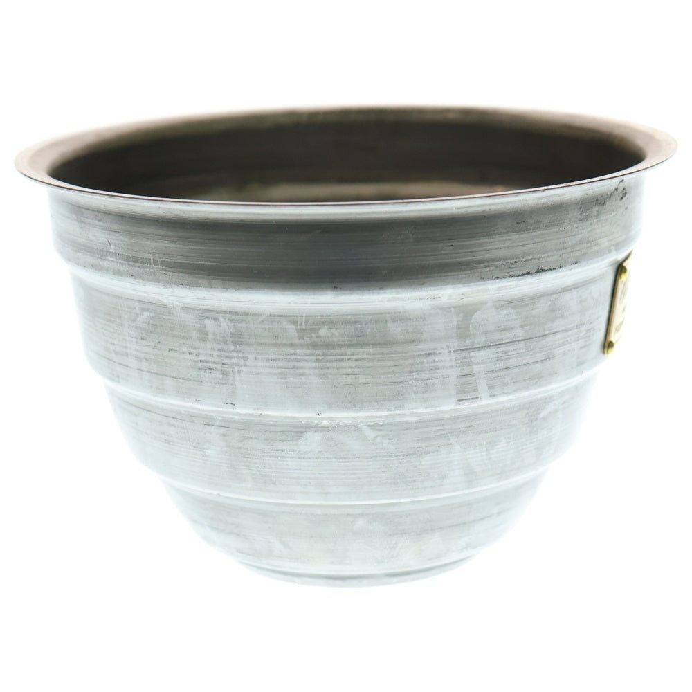 m&m(エムアンドエム) ×MASSES POT TYPE 4 - TERMIT STEEL / MEDIUM マシス ターミット 鉄鉢 ポット シルバー