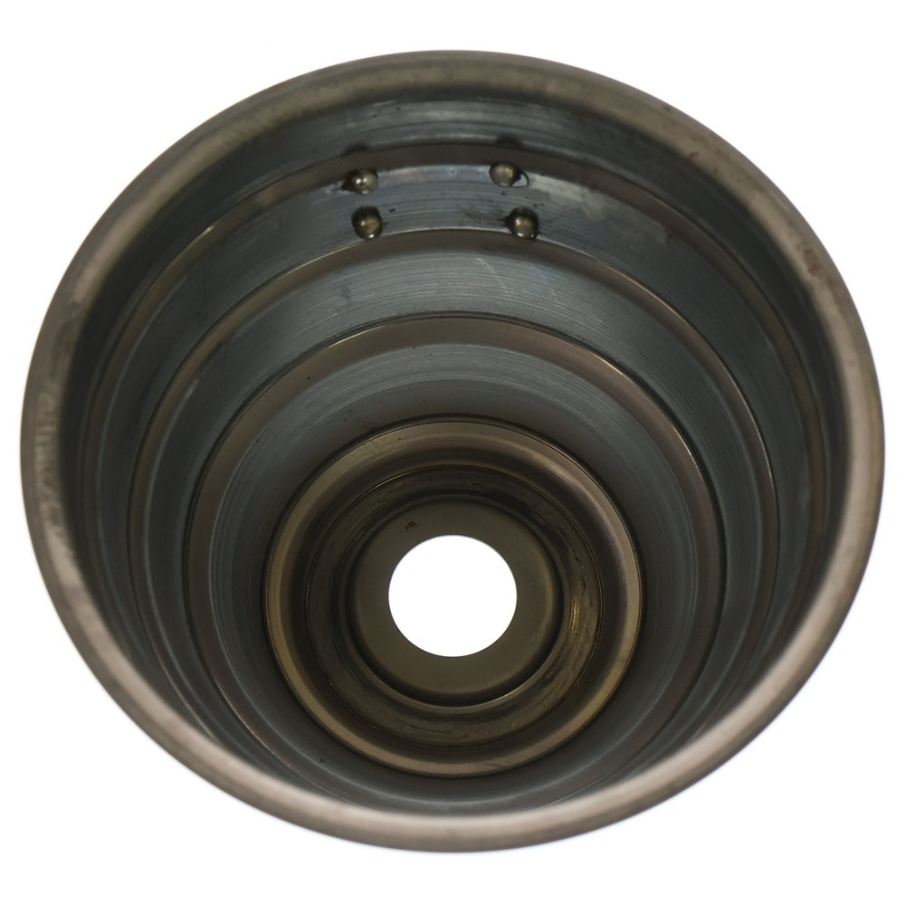 m&m(エムアンドエム) ×MASSES POT TYPE 4 - TERMIT STEEL / MEDIUM マシス ターミット 鉄鉢 ポット シルバー