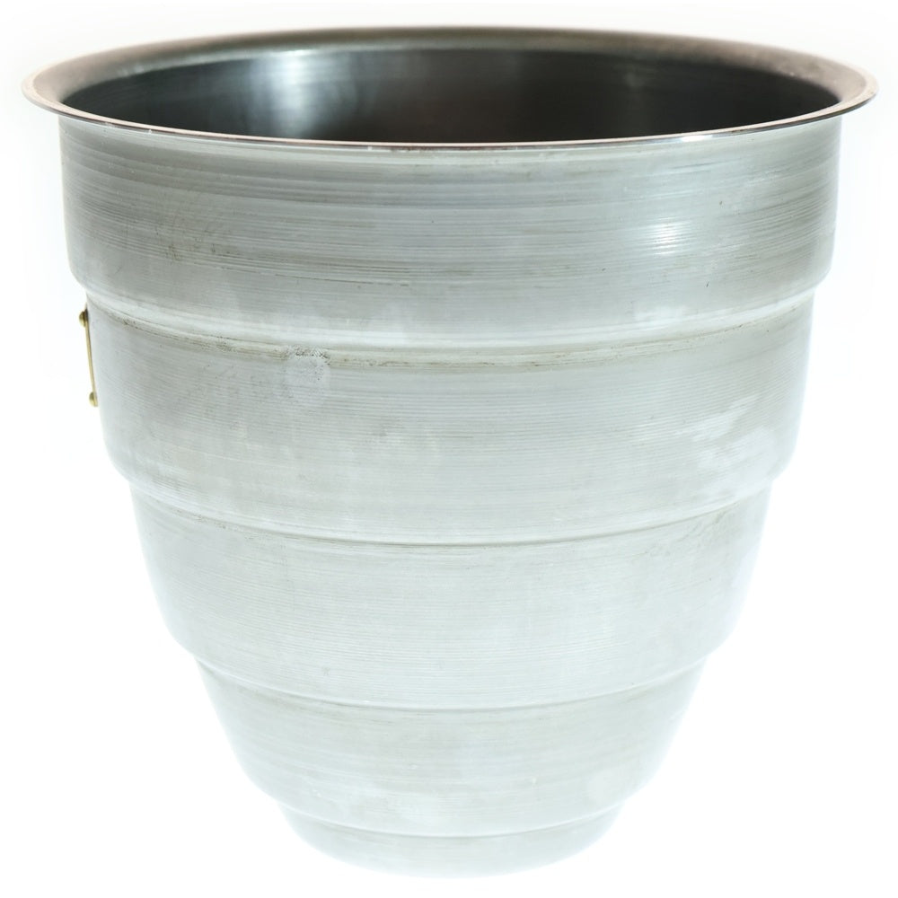 m&m(エムアンドエム) ×MASSES POT TYPE 1 - Chrysails STEEL / MEDIUM マシス クリサリス 鉄鉢 ポット シルバー