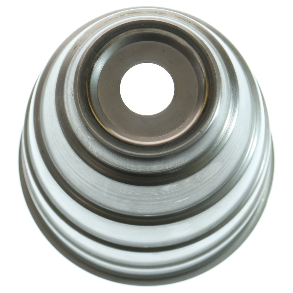 m&m(エムアンドエム) ×MASSES POT TYPE 1 - Chrysails STEEL / MEDIUM マシス クリサリス 鉄鉢 ポット シルバー