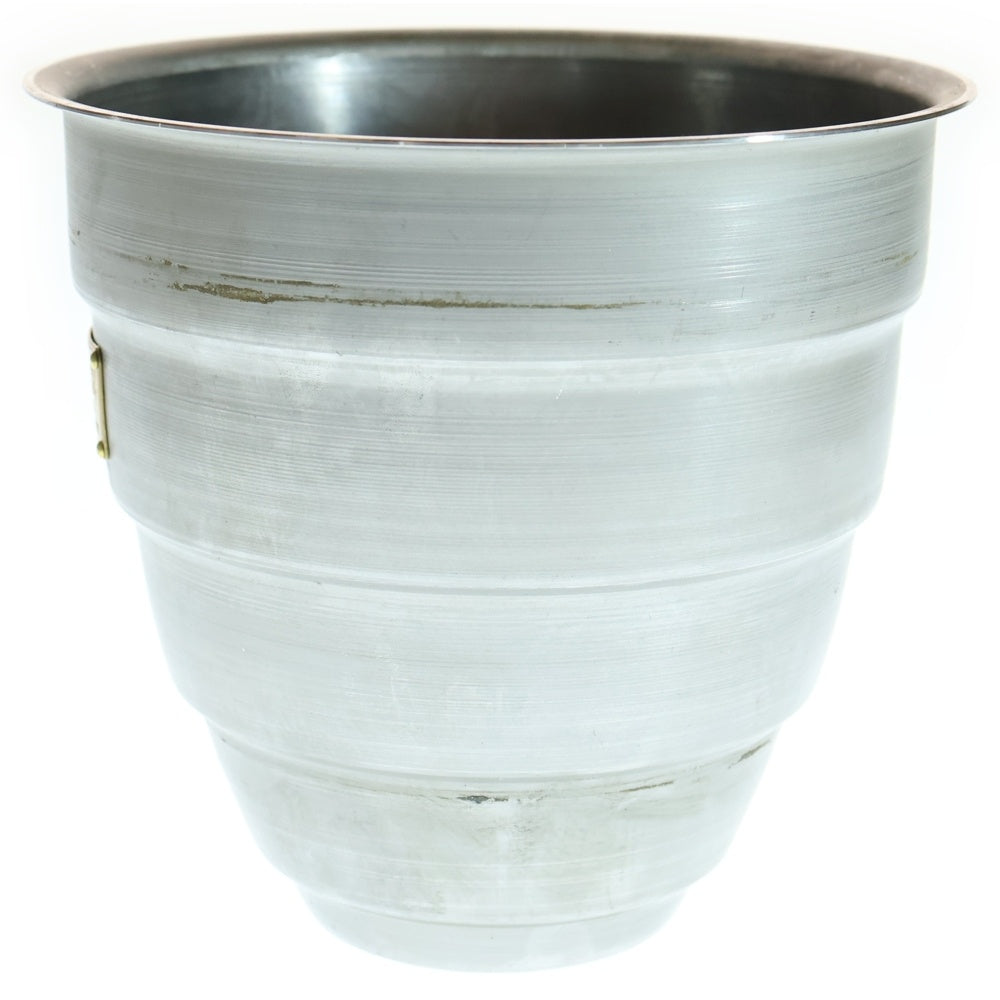 m&m(エムアンドエム) ×MASSES POT TYPE 1 - Chrysails STEEL / MEDIUM マシス クリサリス 鉄鉢 ポット シルバー