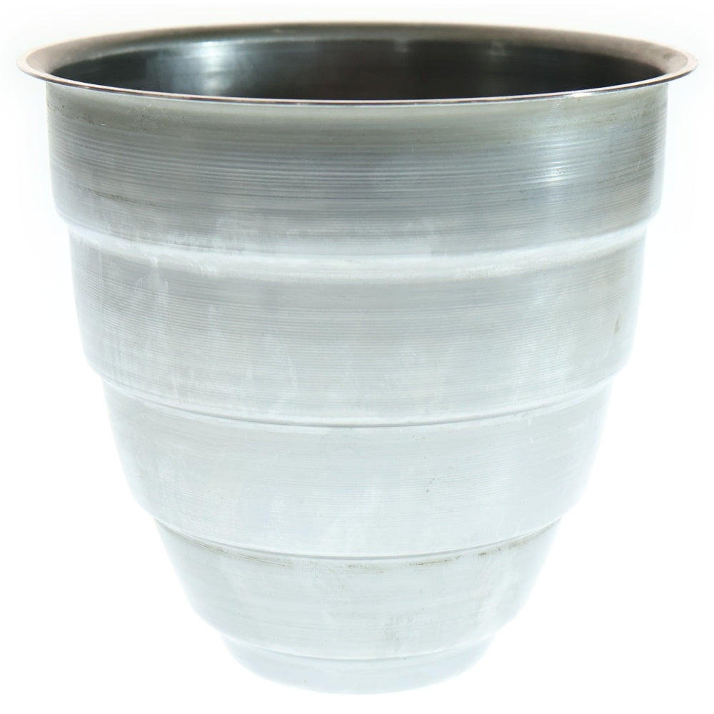 m&m(エムアンドエム) ×MASSES POT TYPE 1 - Chrysails STEEL / MEDIUM マシス クリサリス 鉄鉢 ポット シルバー