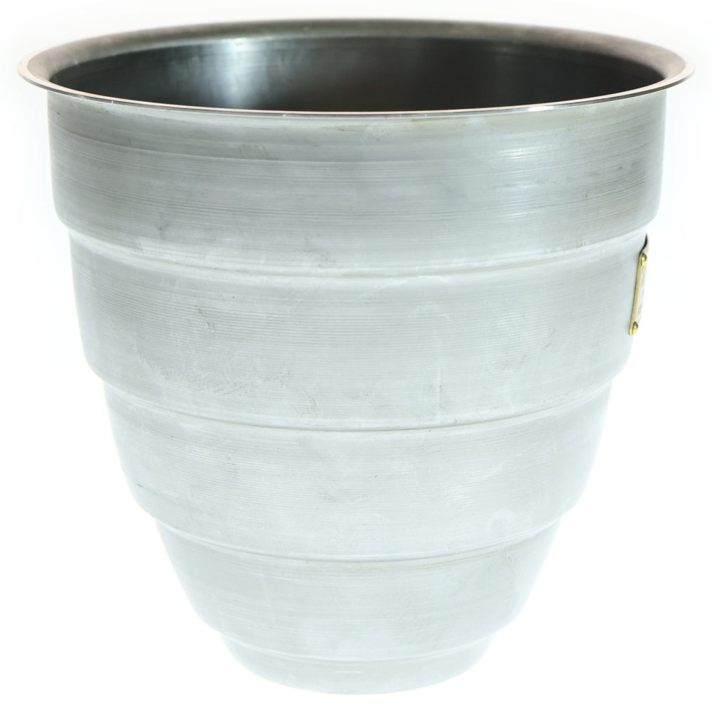 m&m(エムアンドエム) ×MASSES POT TYPE 1 - Chrysails STEEL / MEDIUM マシス クリサリス 鉄鉢 ポット シルバー