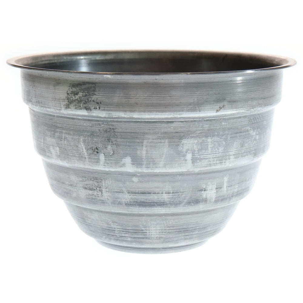 m&m(エムアンドエム) ×MASSES POT TYPE 4 - TERMIT STEEL / MEDIUM マシス ターミット 鉄鉢 ポット シルバー