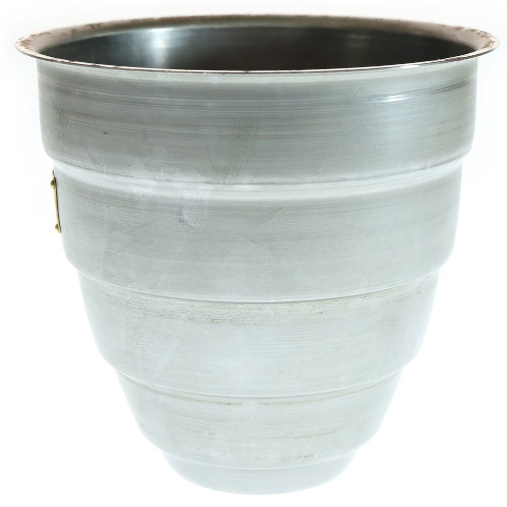 m&m(エムアンドエム) ×MASSES POT TYPE 1 - Chrysails STEEL / MEDIUM マシス クリサリス 鉄鉢 ポット シルバー