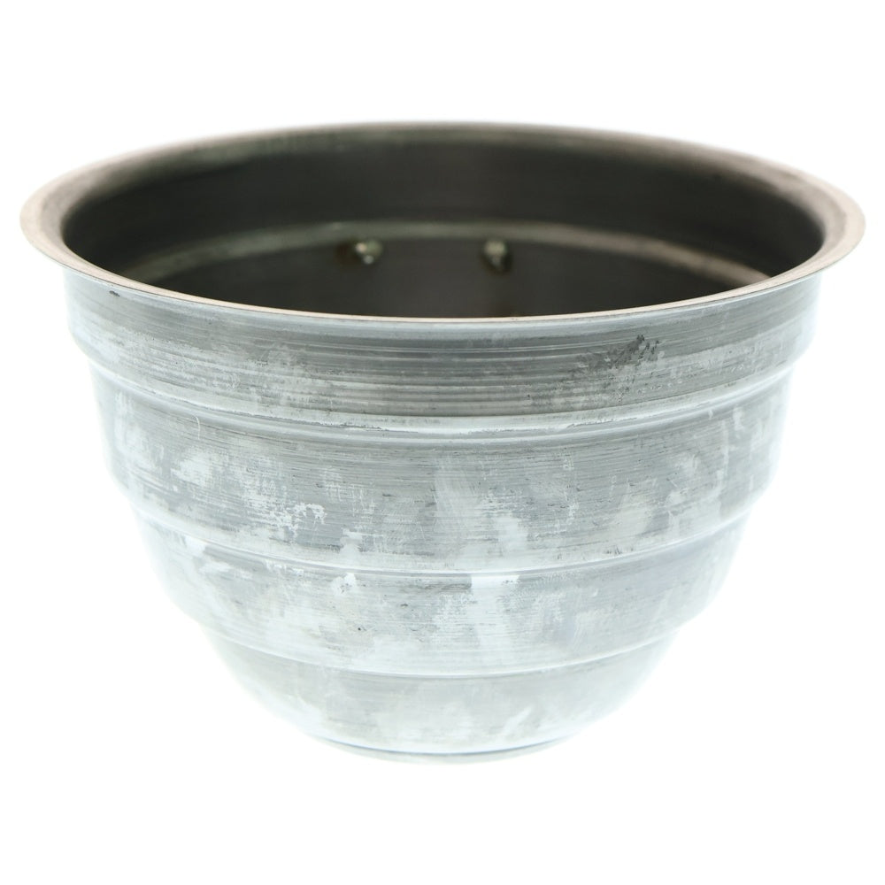 m&m(エムアンドエム) ×MASSES POT TYPE 4 - TERMIT STEEL / MEDIUM マシス ターミット 鉄鉢 ポット シルバー