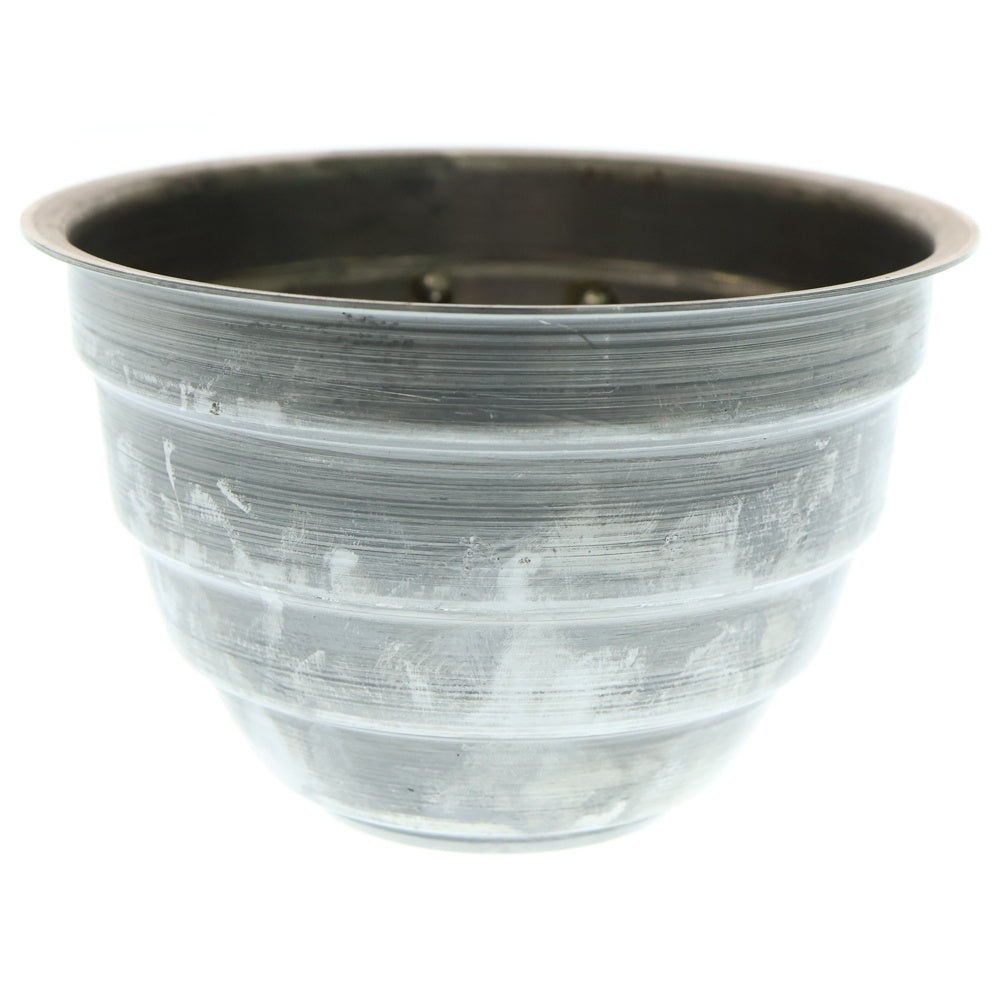 m&m(エムアンドエム) ×MASSES POT TYPE 4 - TERMIT STEEL / MEDIUM マシス ターミット 鉄鉢 ポット シルバー