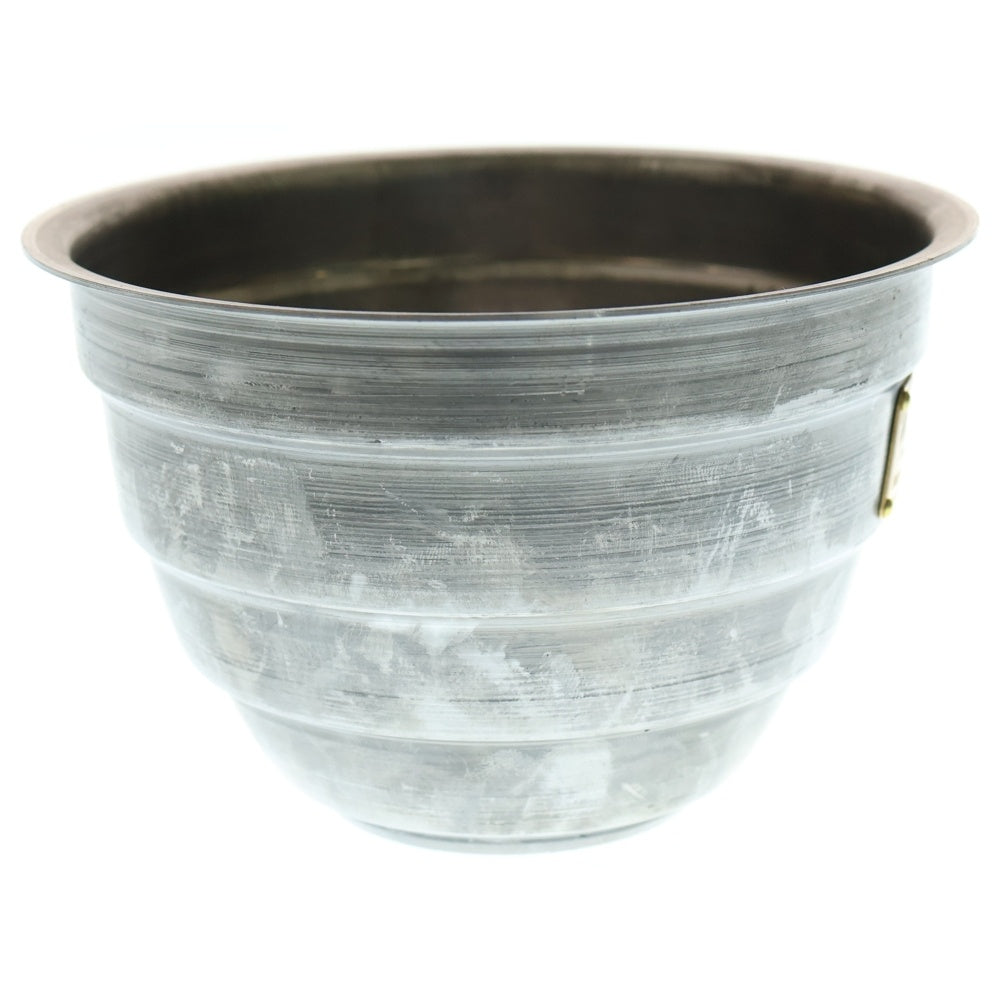 m&m(エムアンドエム) ×MASSES POT TYPE 4 - TERMIT STEEL / MEDIUM マシス ターミット 鉄鉢 ポット シルバー