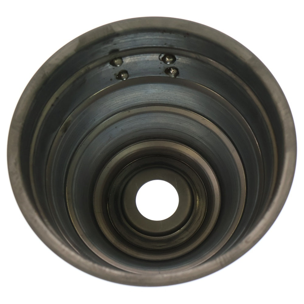 m&m(エムアンドエム) ×MASSES POT TYPE 4 - TERMIT STEEL / MEDIUM マシス ターミット 鉄鉢 ポット シルバー