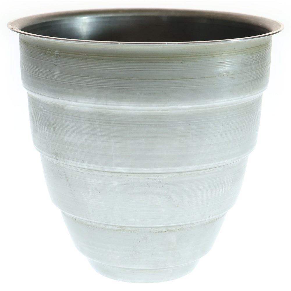 m&m(エムアンドエム) ×MASSES POT TYPE 1 - Chrysails STEEL / MEDIUM マシス クリサリス 鉄鉢 ポット シルバー