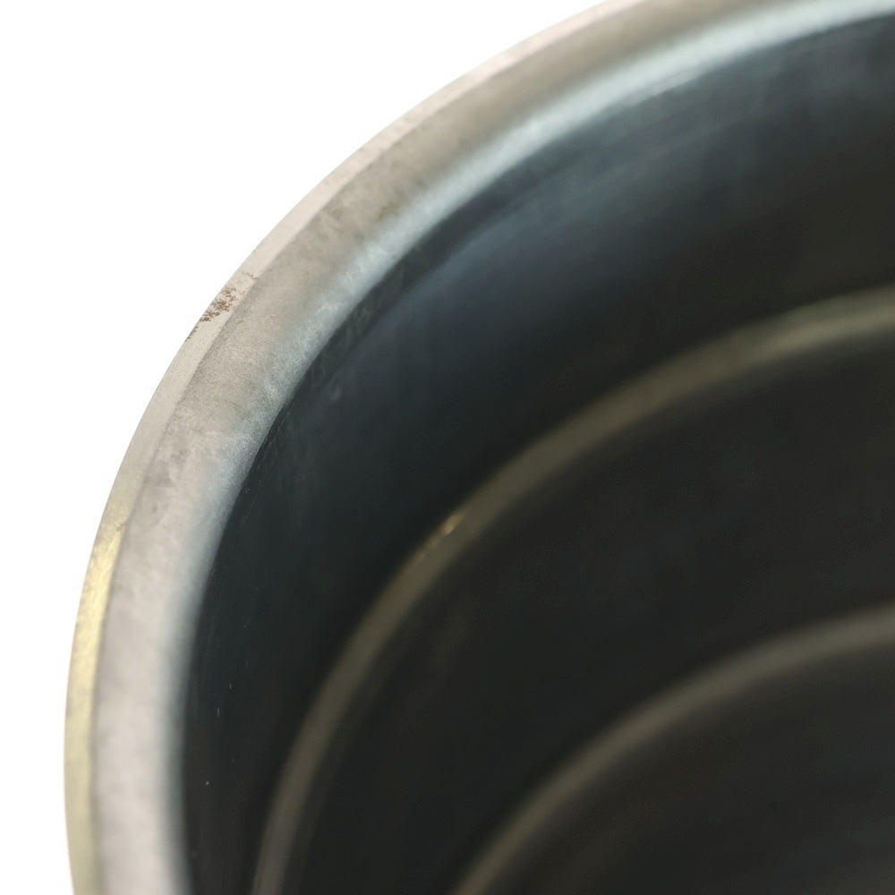 m&m(エムアンドエム) ×MASSES POT TYPE 1 - Chrysails STEEL / MEDIUM マシス クリサリス 鉄鉢 ポット シルバー