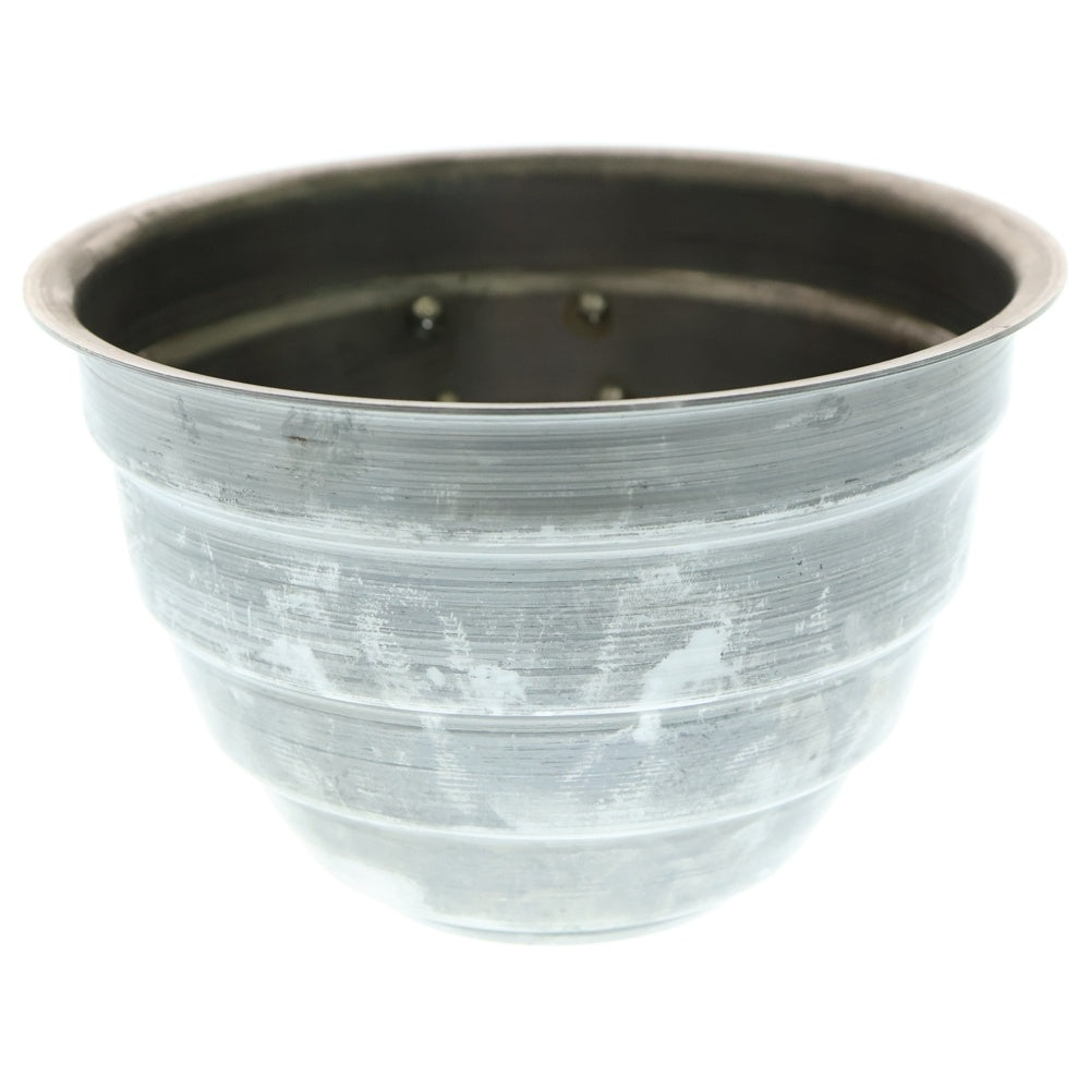 m&m(エムアンドエム) ×MASSES POT TYPE 4 - TERMIT STEEL / MEDIUM マシス ターミット 鉄鉢 ポット シルバー