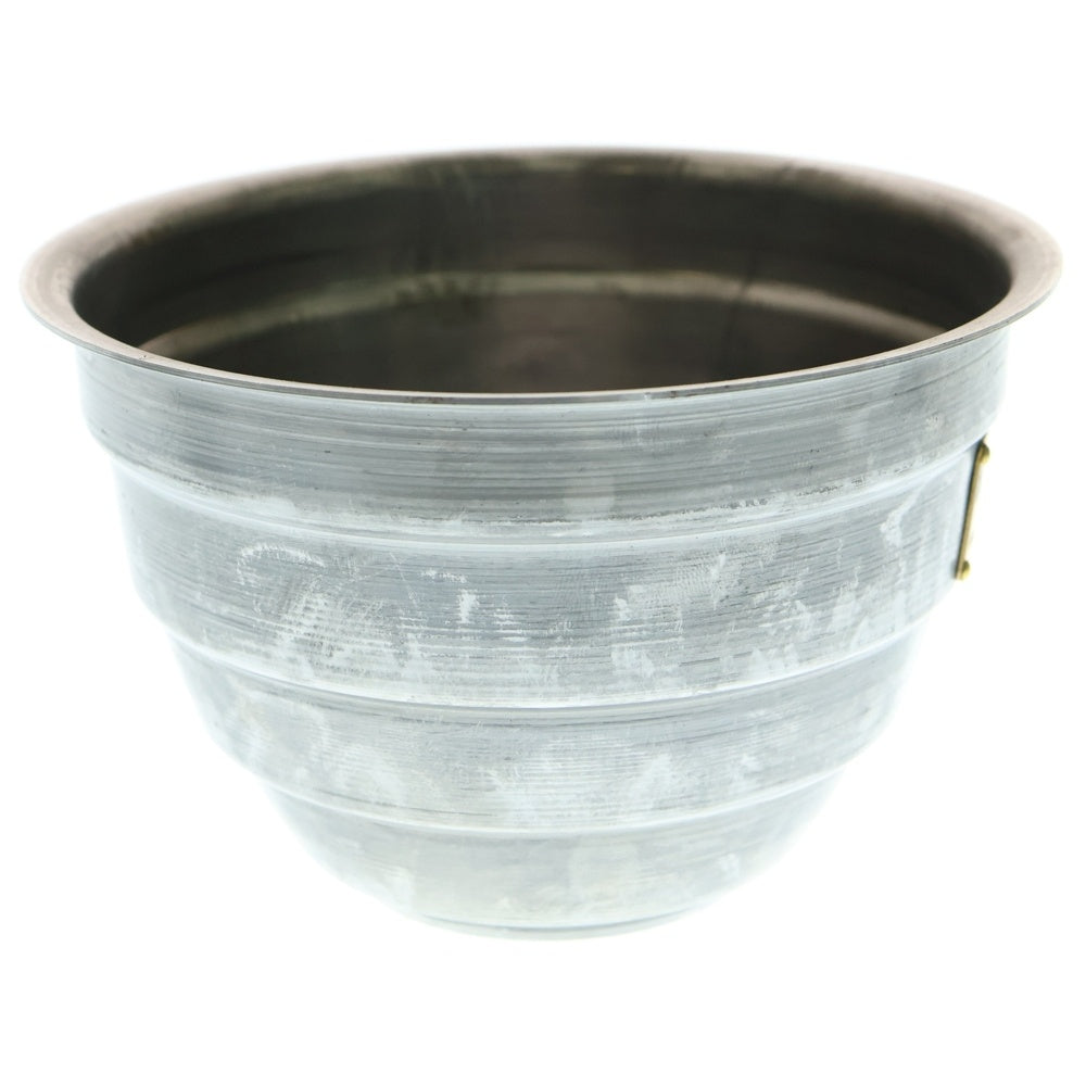 m&m(エムアンドエム) ×MASSES POT TYPE 4 - TERMIT STEEL / MEDIUM マシス ターミット 鉄鉢 ポット シルバー