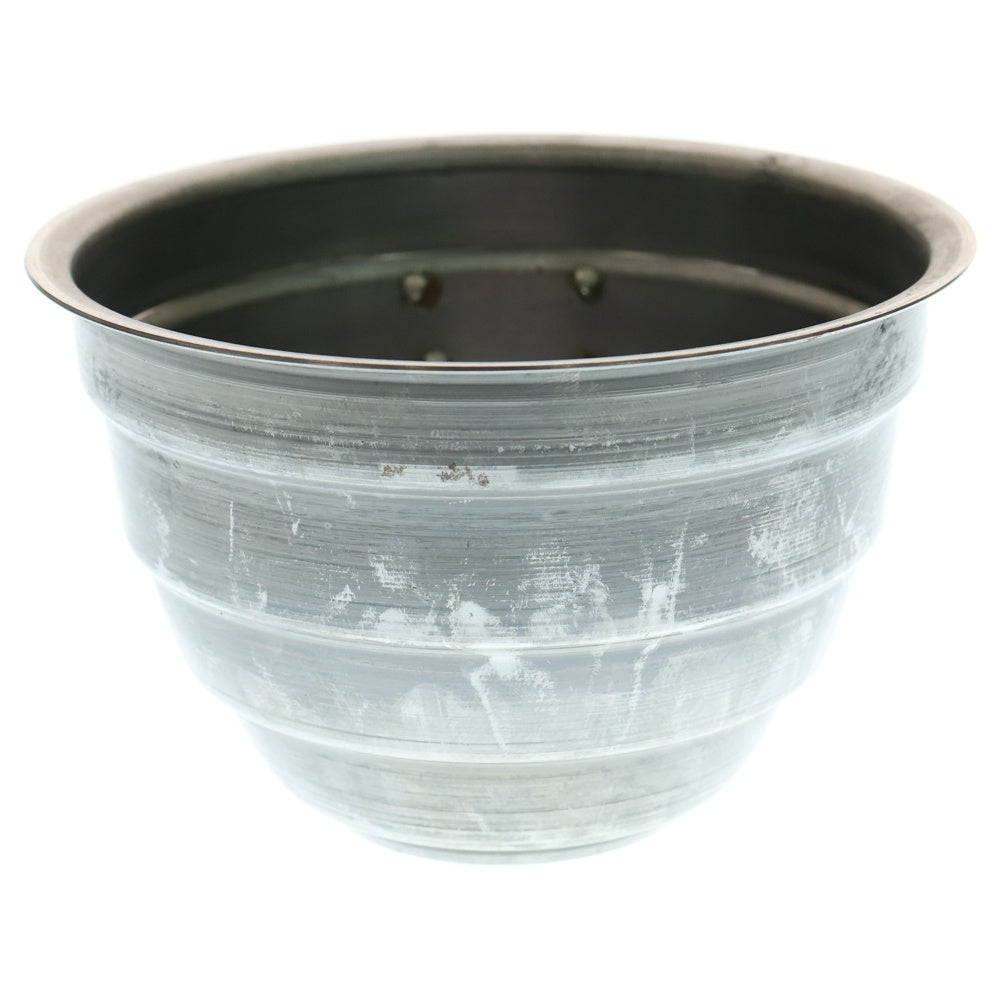 m&m(エムアンドエム) ×MASSES POT TYPE 4 - TERMIT STEEL / MEDIUM マシス ターミット 鉄鉢 ポット シルバー