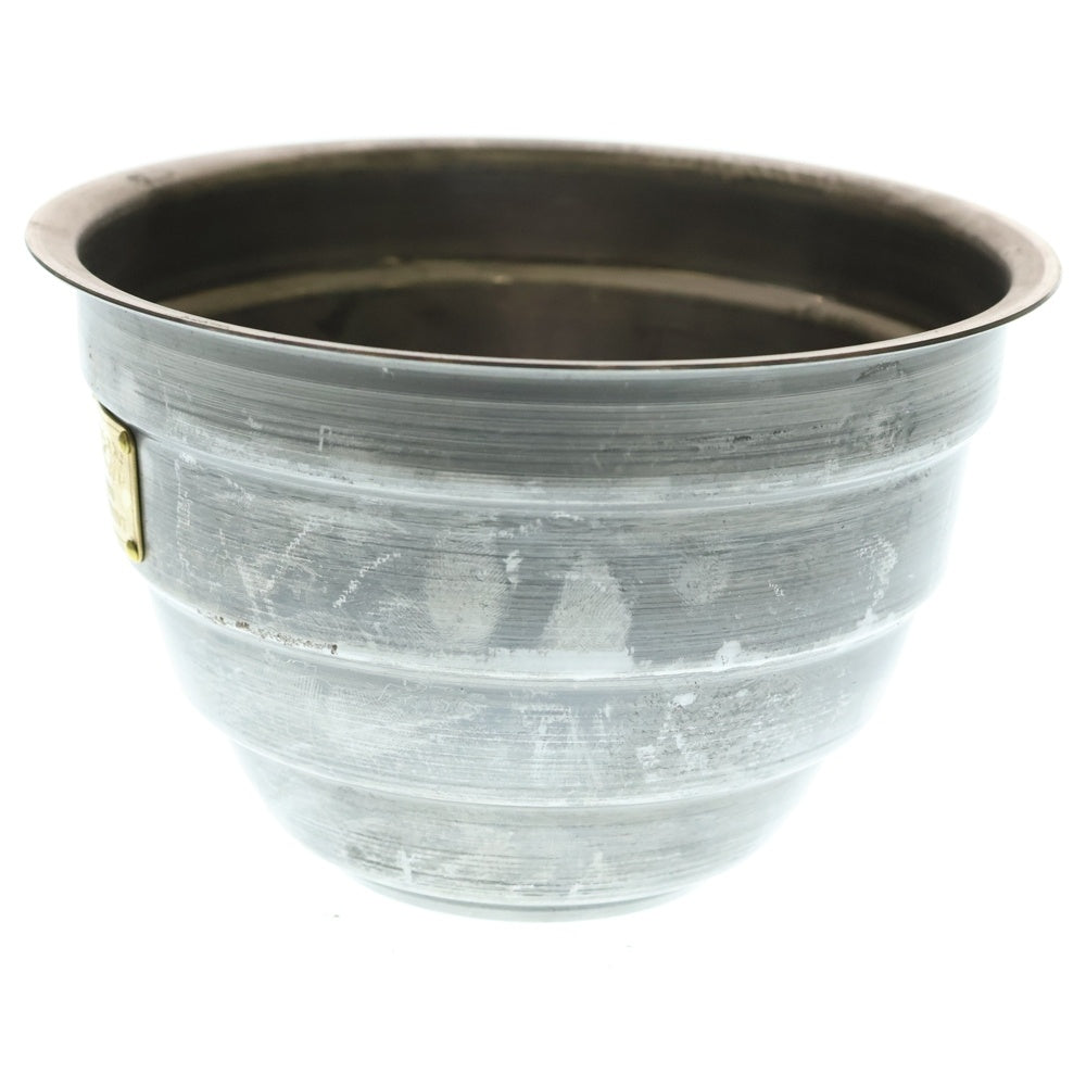 m&m(エムアンドエム) ×MASSES POT TYPE 4 - TERMIT STEEL / MEDIUM マシス ターミット 鉄鉢 ポット シルバー