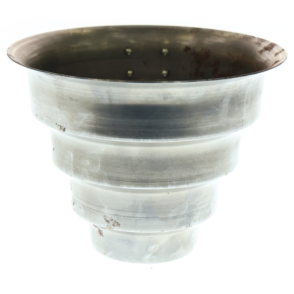 m&m(エムアンドエム) ×MASSES POT TYPE 8 - CLIFF STEEL / MEDIUM マシス クリフ 鉄鉢 ポット シルバー