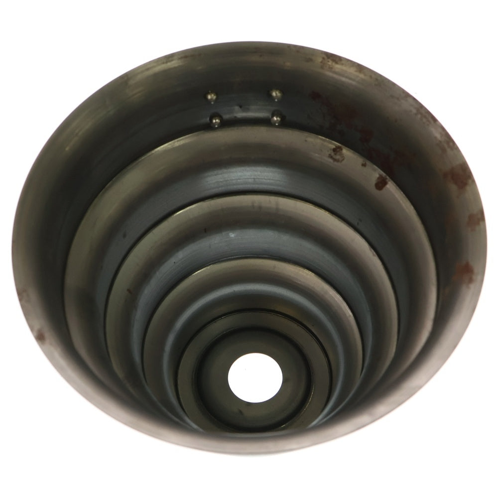 m&m(エムアンドエム) ×MASSES POT TYPE 8 - CLIFF STEEL / MEDIUM マシス クリフ 鉄鉢 ポット シルバー