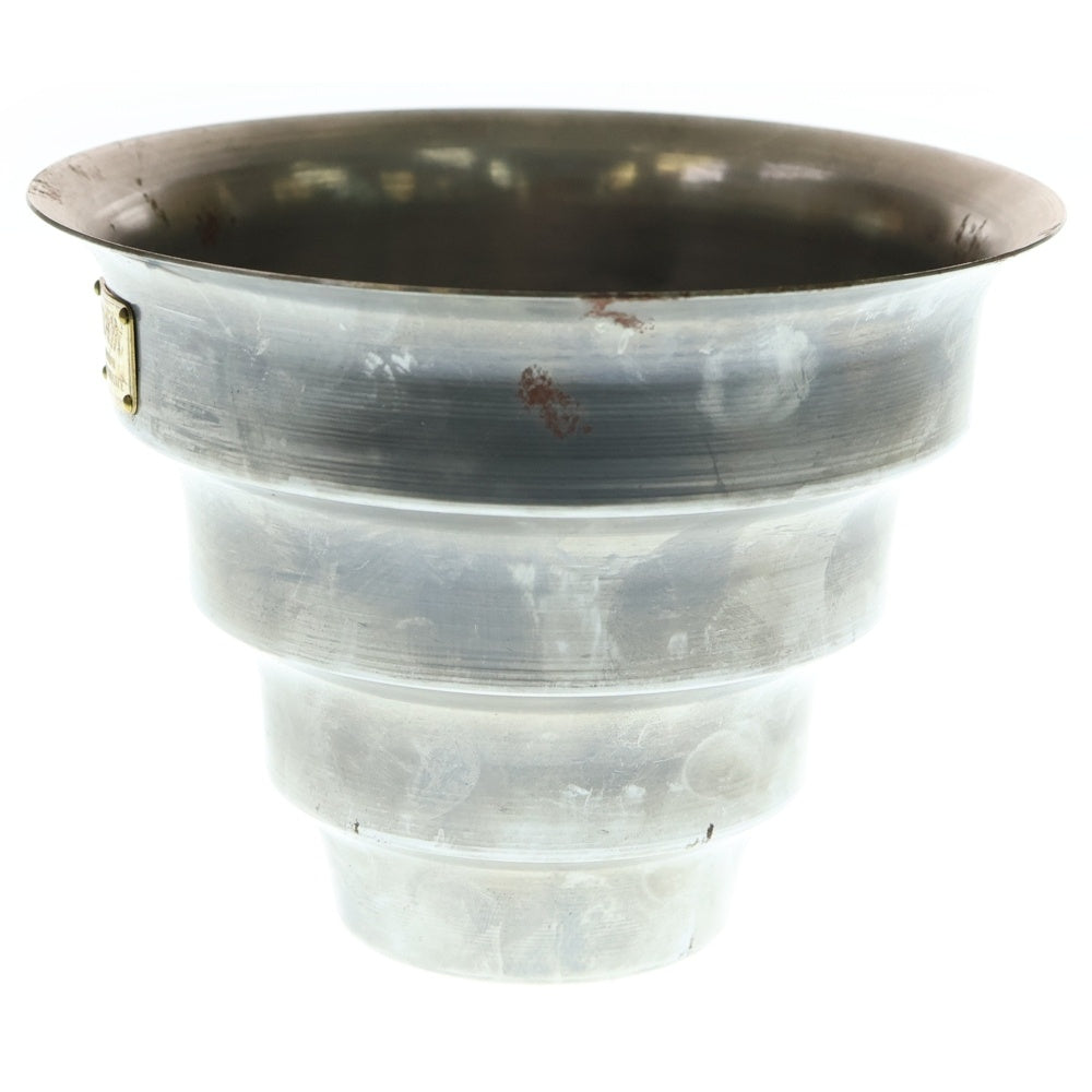 m&m(エムアンドエム) ×MASSES POT TYPE 8 - CLIFF STEEL / MEDIUM マシス クリフ 鉄鉢 ポット シルバー