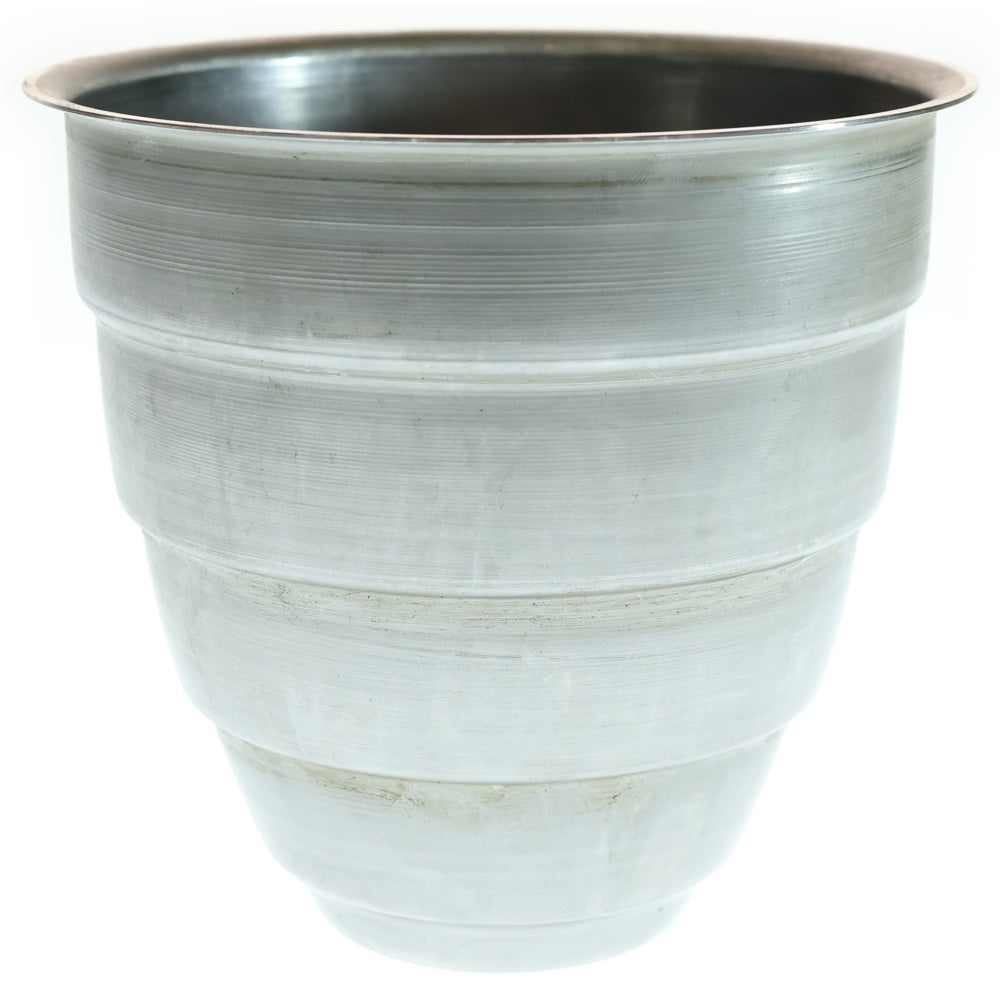 m&m(エムアンドエム) ×MASSES POT TYPE 1 - Chrysails STEEL / MEDIUM マシス クリサリス 鉄鉢 ポット シルバー