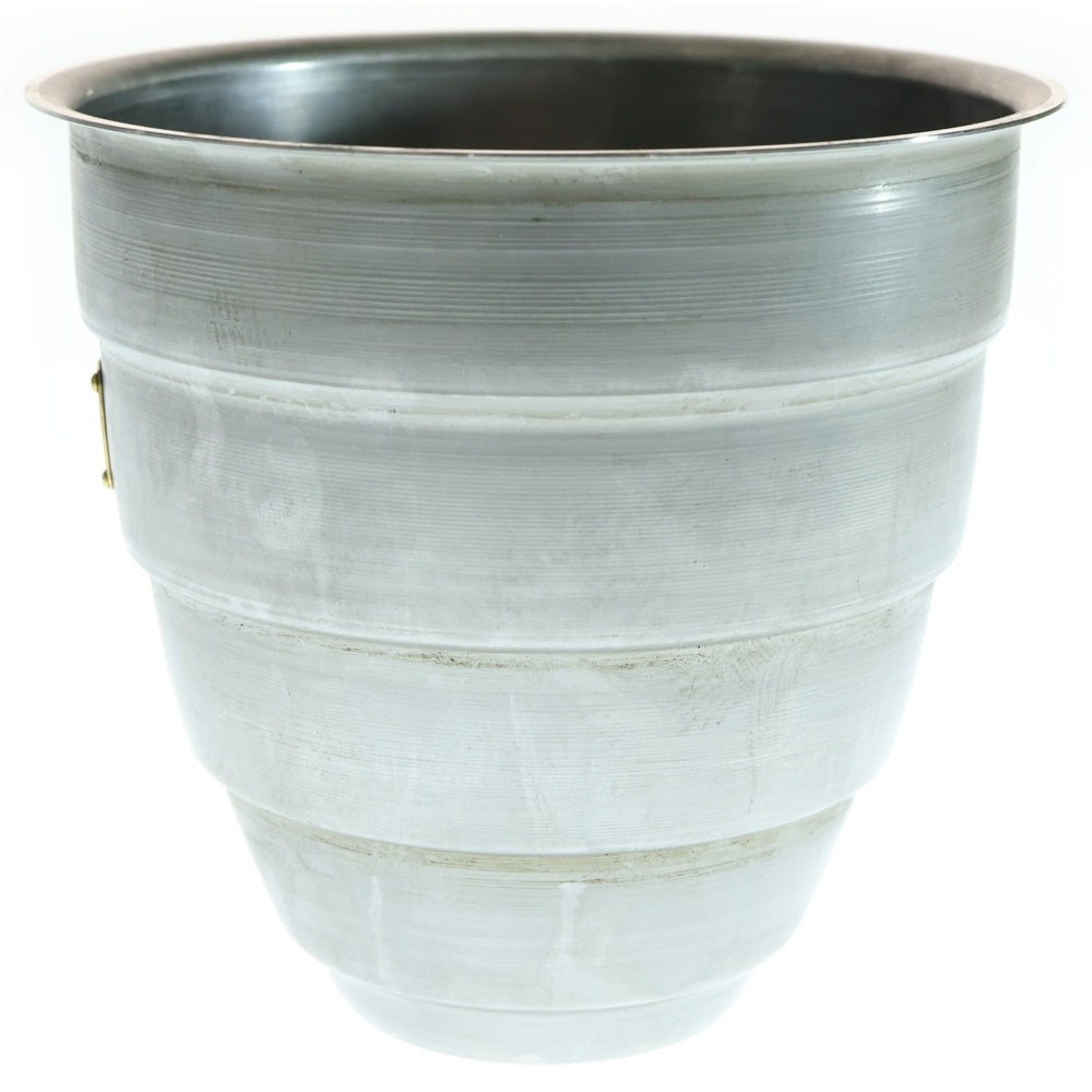 m&m(エムアンドエム) ×MASSES POT TYPE 1 - Chrysails STEEL / MEDIUM マシス クリサリス 鉄鉢 ポット シルバー