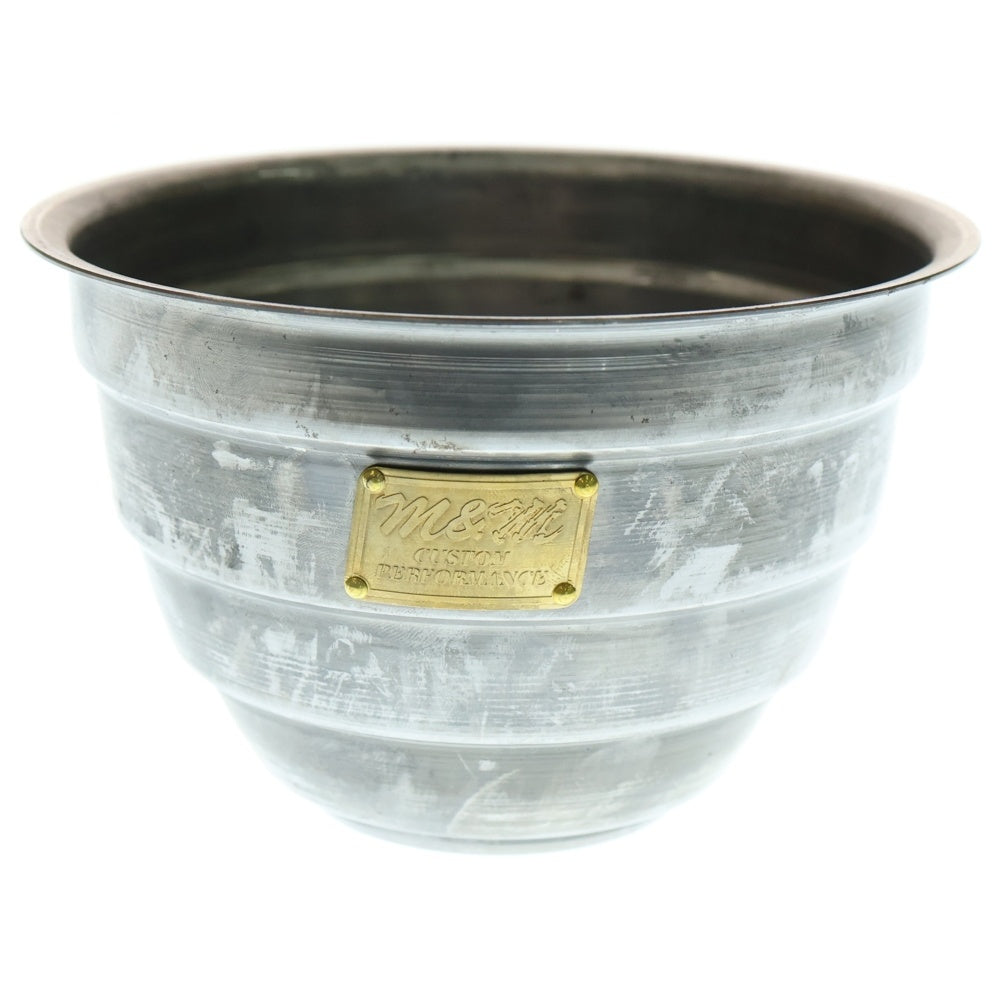 m&m(エムアンドエム) ×MASSES POT TYPE 4 - TERMIT STEEL / MEDIUM マシス ターミット 鉄鉢 ポット シルバー