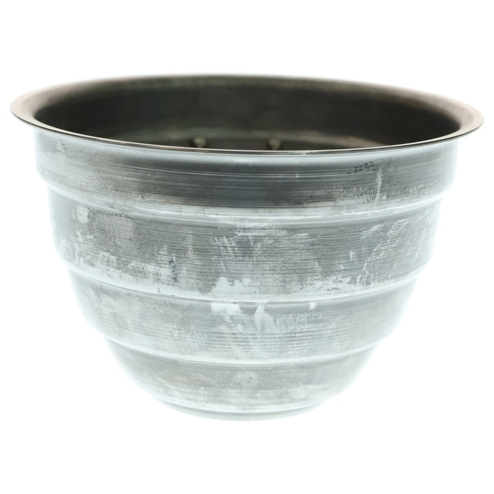 m&m(エムアンドエム) ×MASSES POT TYPE 4 - TERMIT STEEL / MEDIUM マシス ターミット 鉄鉢 ポット シルバー