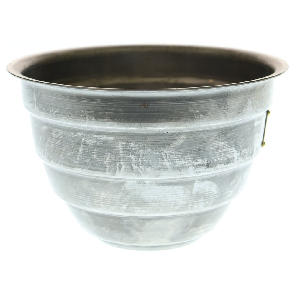 m&m(エムアンドエム) ×MASSES POT TYPE 4 - TERMIT STEEL / MEDIUM マシス ターミット 鉄鉢 ポット シルバー