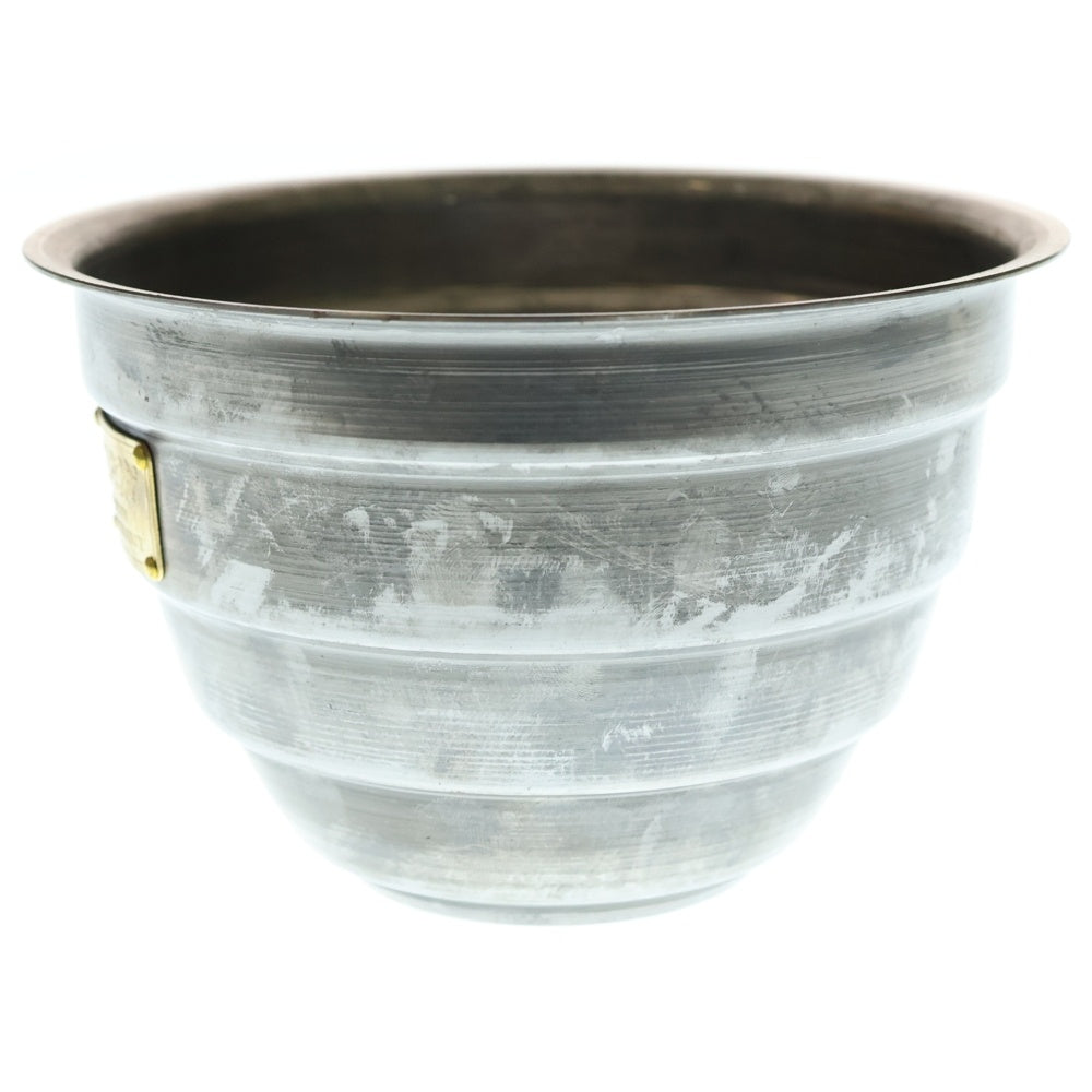 m&m(エムアンドエム) ×MASSES POT TYPE 4 - TERMIT STEEL / MEDIUM マシス ターミット 鉄鉢 ポット シルバー