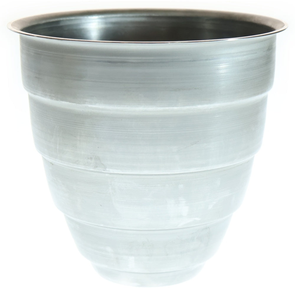 m&m(エムアンドエム) ×MASSES POT TYPE 1 - Chrysails STEEL / MEDIUM マシス クリサリス 鉄鉢 ポット シルバー