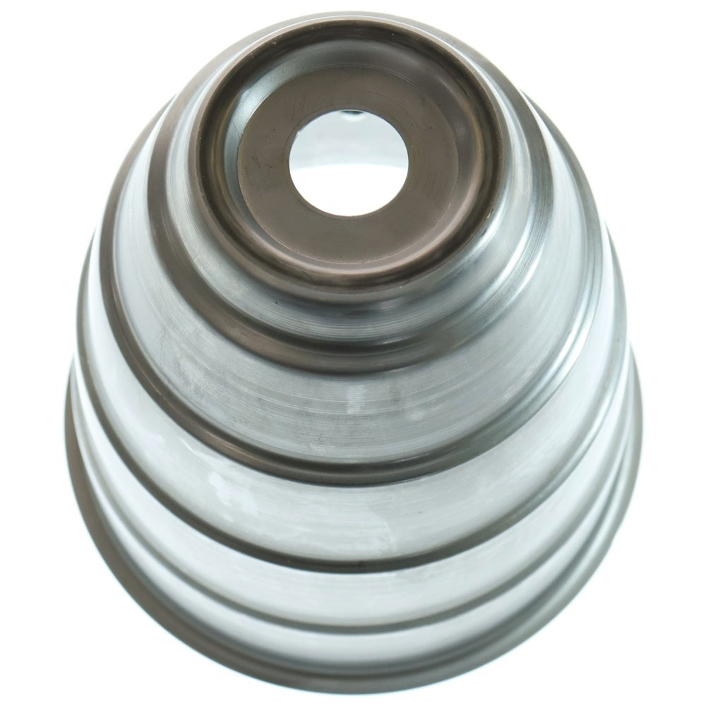 m&m(エムアンドエム) ×MASSES POT TYPE 1 - Chrysails STEEL / MEDIUM マシス クリサリス 鉄鉢 ポット シルバー