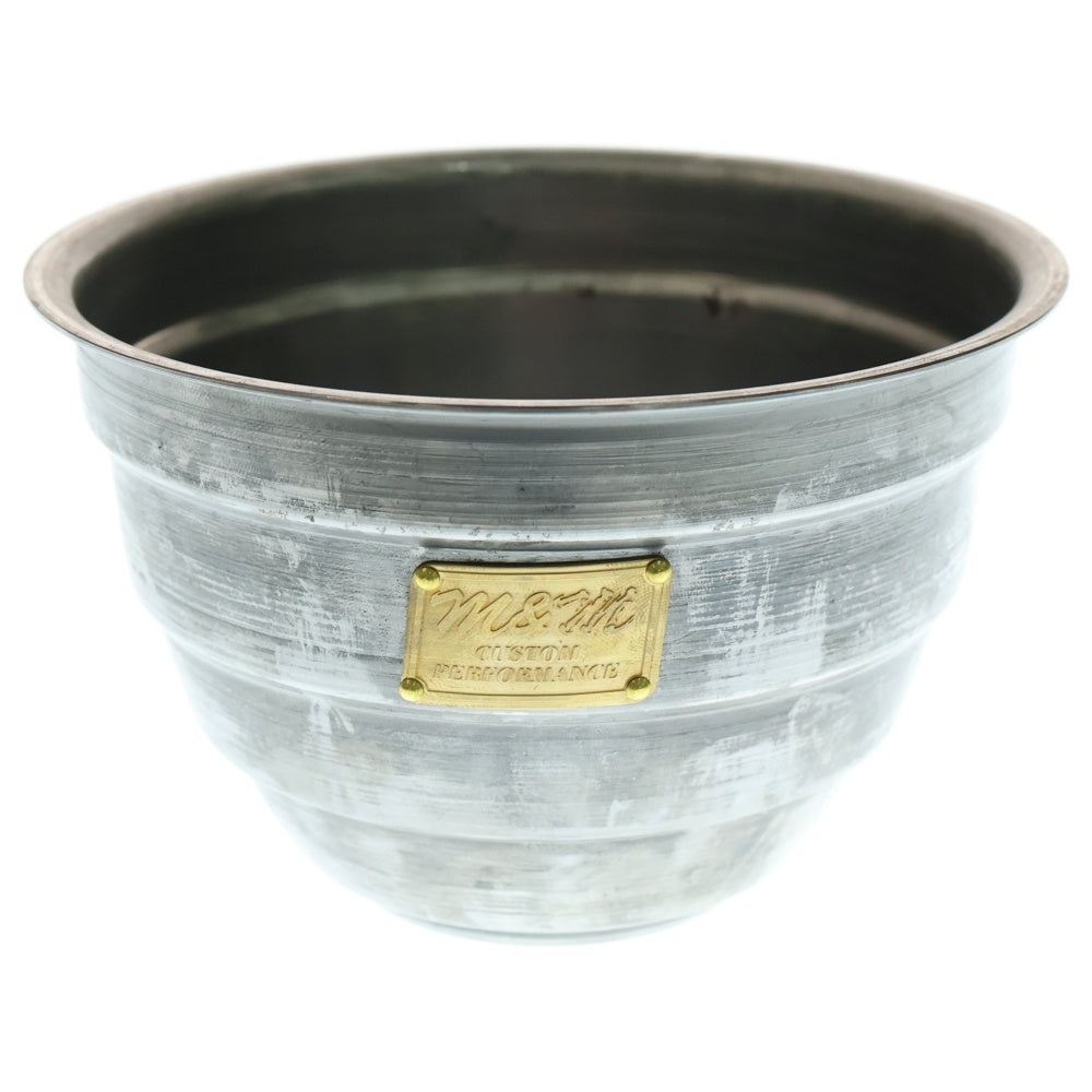 m&m(エムアンドエム) ×MASSES POT TYPE 4 - TERMIT STEEL / MEDIUM マシス ターミット 鉄鉢 ポット シルバー