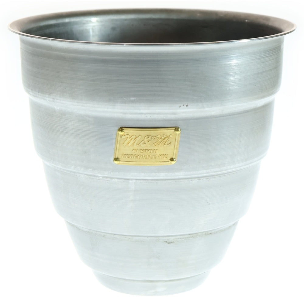 m&m(エムアンドエム) ×MASSES POT TYPE 1 - Chrysails STEEL / MEDIUM マシス クリサリス 鉄鉢 ポット シルバー