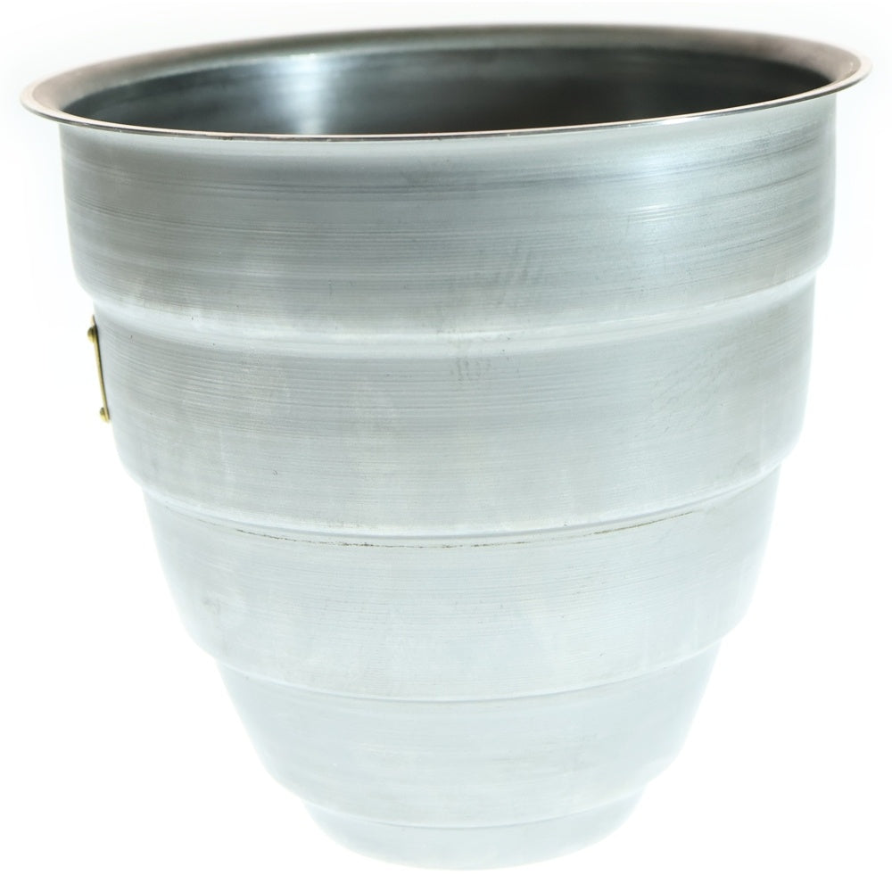 m&m(エムアンドエム) ×MASSES POT TYPE 1 - Chrysails STEEL / MEDIUM マシス クリサリス 鉄鉢 ポット シルバー