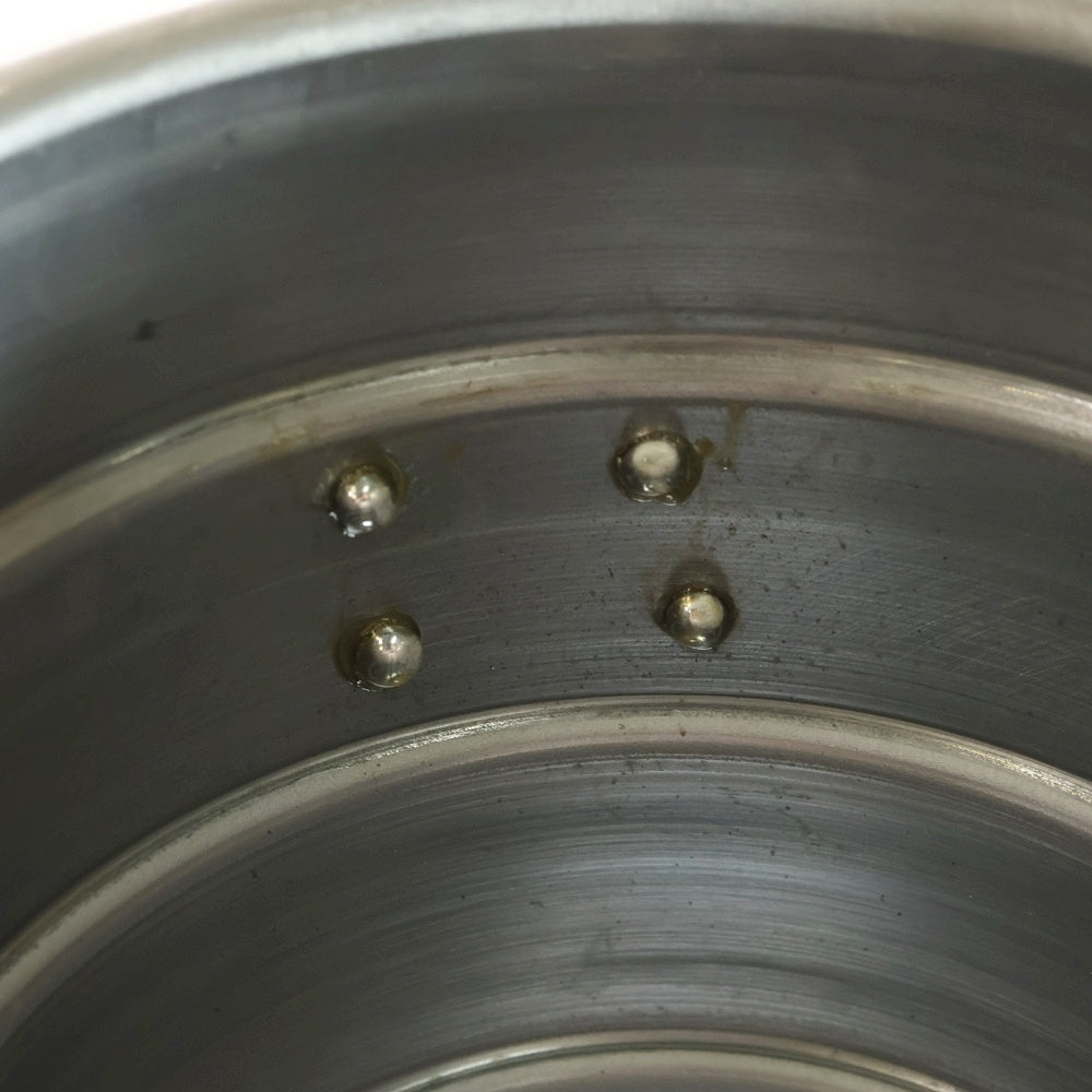 m&m(エムアンドエム) ×MASSES POT TYPE 1 - Chrysails STEEL / MEDIUM マシス クリサリス 鉄鉢 ポット シルバー