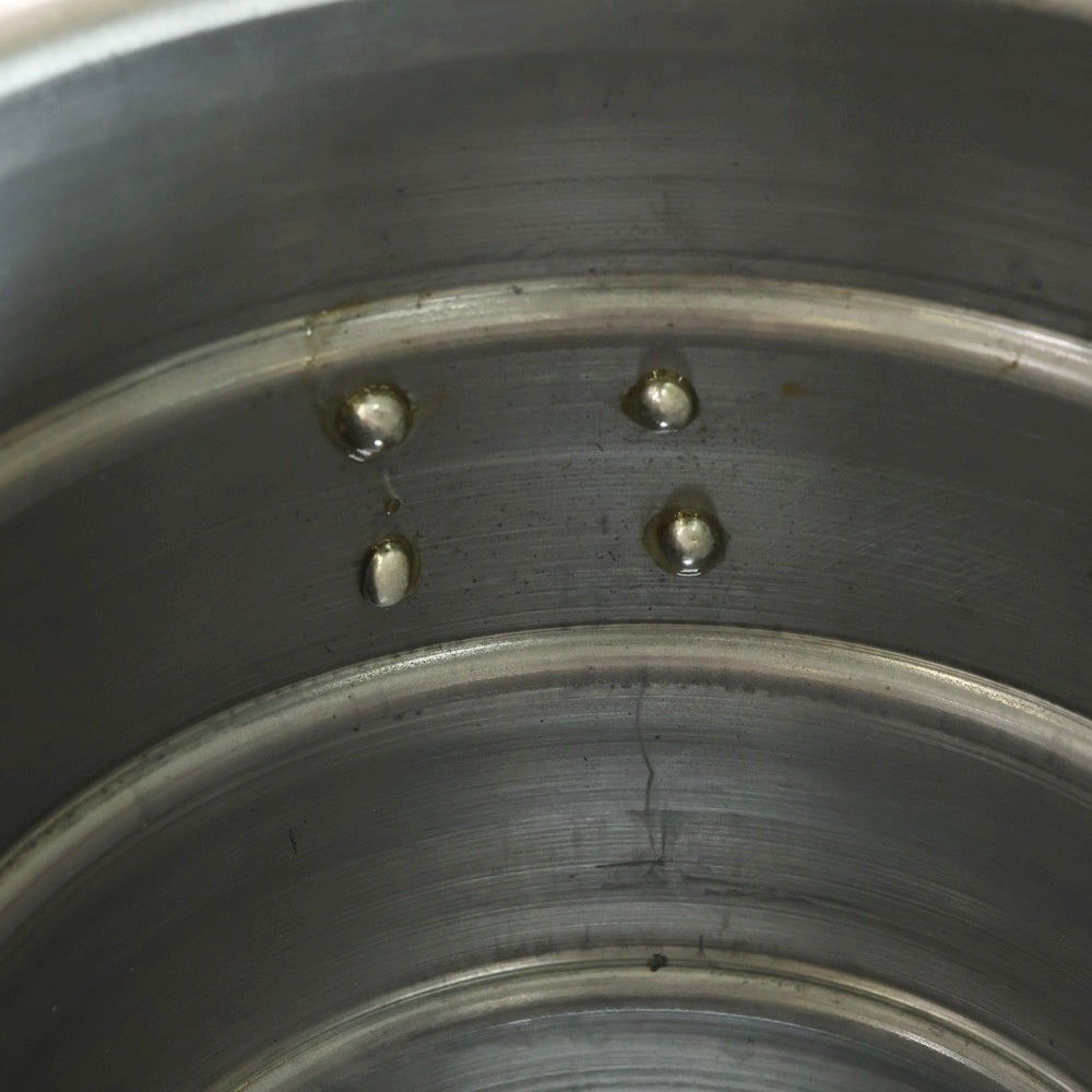 m&m(エムアンドエム) ×MASSES POT TYPE 1 - Chrysails STEEL / MEDIUM マシス クリサリス 鉄鉢 ポット シルバー