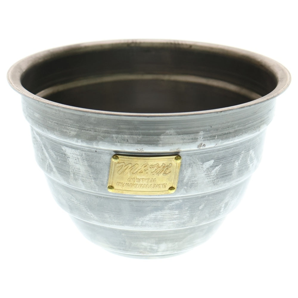 m&m(エムアンドエム) ×MASSES POT TYPE 4 - TERMIT STEEL / MEDIUM マシス ターミット 鉄鉢 ポット シルバー