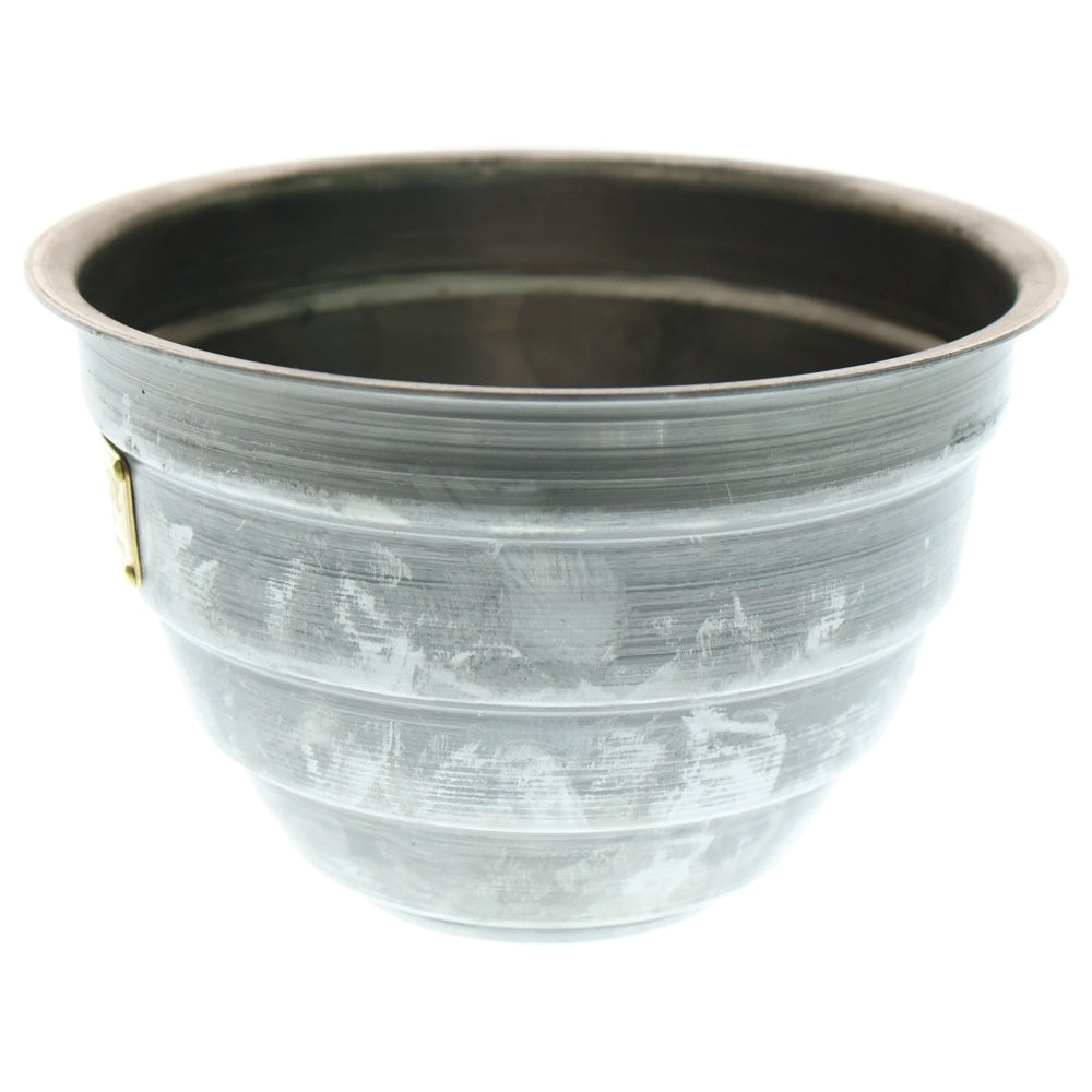 m&m(エムアンドエム) ×MASSES POT TYPE 4 - TERMIT STEEL / MEDIUM マシス ターミット 鉄鉢 ポット シルバー