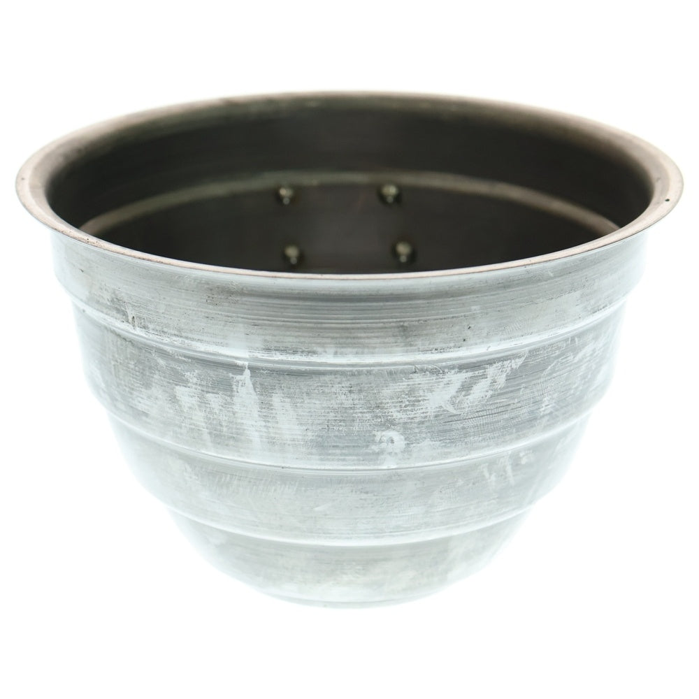 m&m(エムアンドエム) ×MASSES POT TYPE 4 - TERMIT STEEL / MEDIUM マシス ターミット 鉄鉢 ポット シルバー