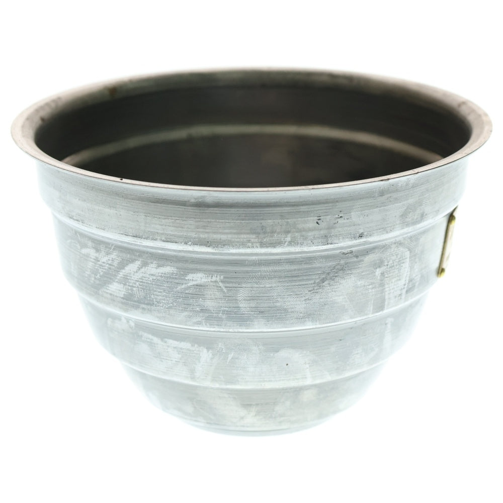 m&m(エムアンドエム) ×MASSES POT TYPE 4 - TERMIT STEEL / MEDIUM マシス ターミット 鉄鉢 ポット シルバー