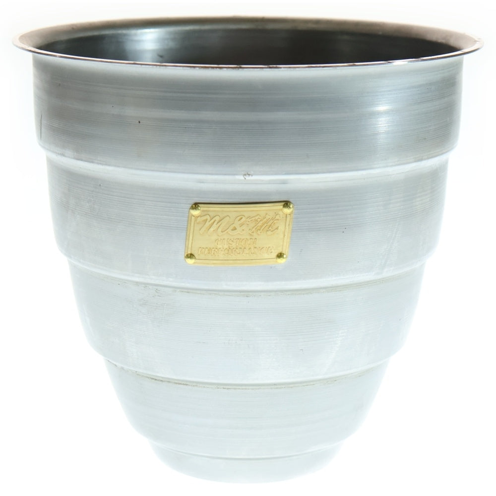 m&m(エムアンドエム) ×MASSES POT TYPE 1 - Chrysails STEEL / MEDIUM マシス クリサリス 鉄鉢 ポット シルバー