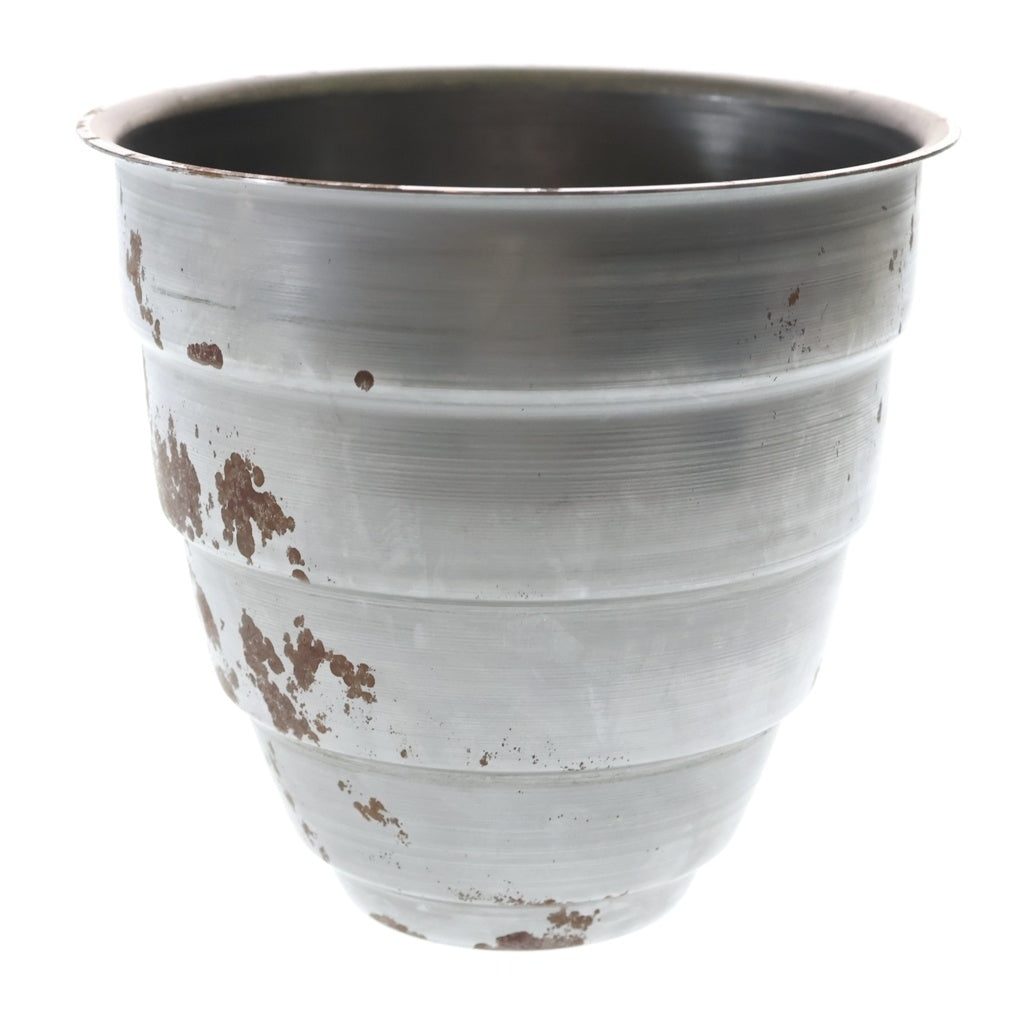 m&m(エムアンドエム) ×MASSES POT TYPE 1 - Chrysails STEEL / MEDIUM マシス クリサリス 鉄鉢 ポット シルバー